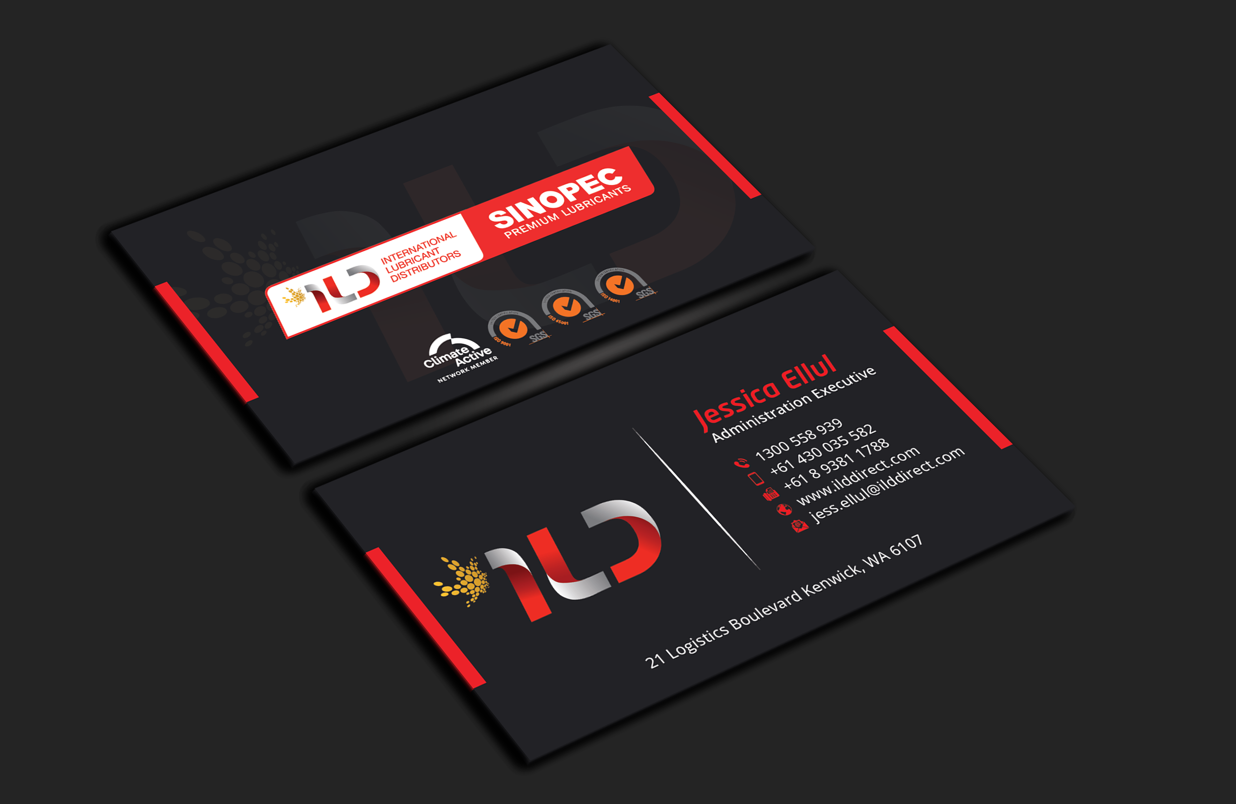 Business Card Design by DesignerShahadat for ILD-SINOPEC | Design #33109912