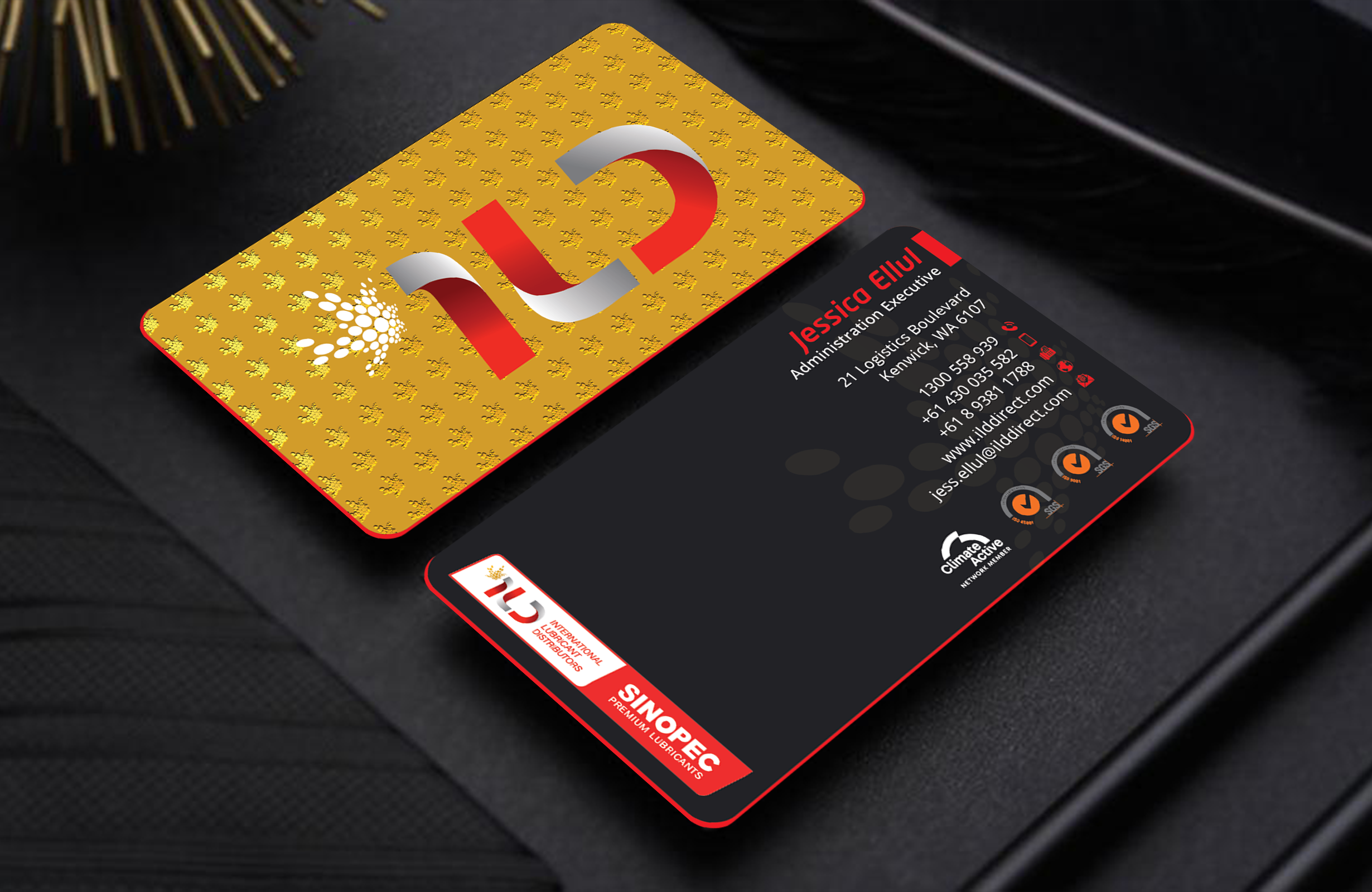 Business Card Design by DesignerShahadat for ILD-SINOPEC | Design #33109916