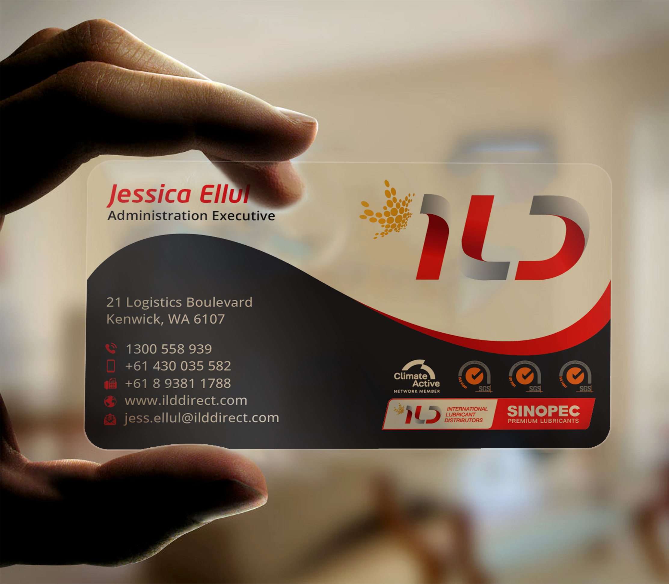 Business Card Design by DesignerShahadat for ILD-SINOPEC | Design #33110127
