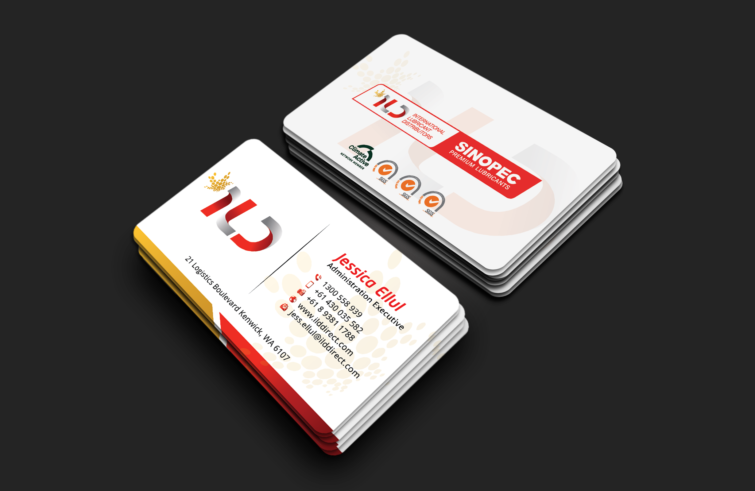 Business Card Design by DesignerShahadat for ILD-SINOPEC | Design #33146909
