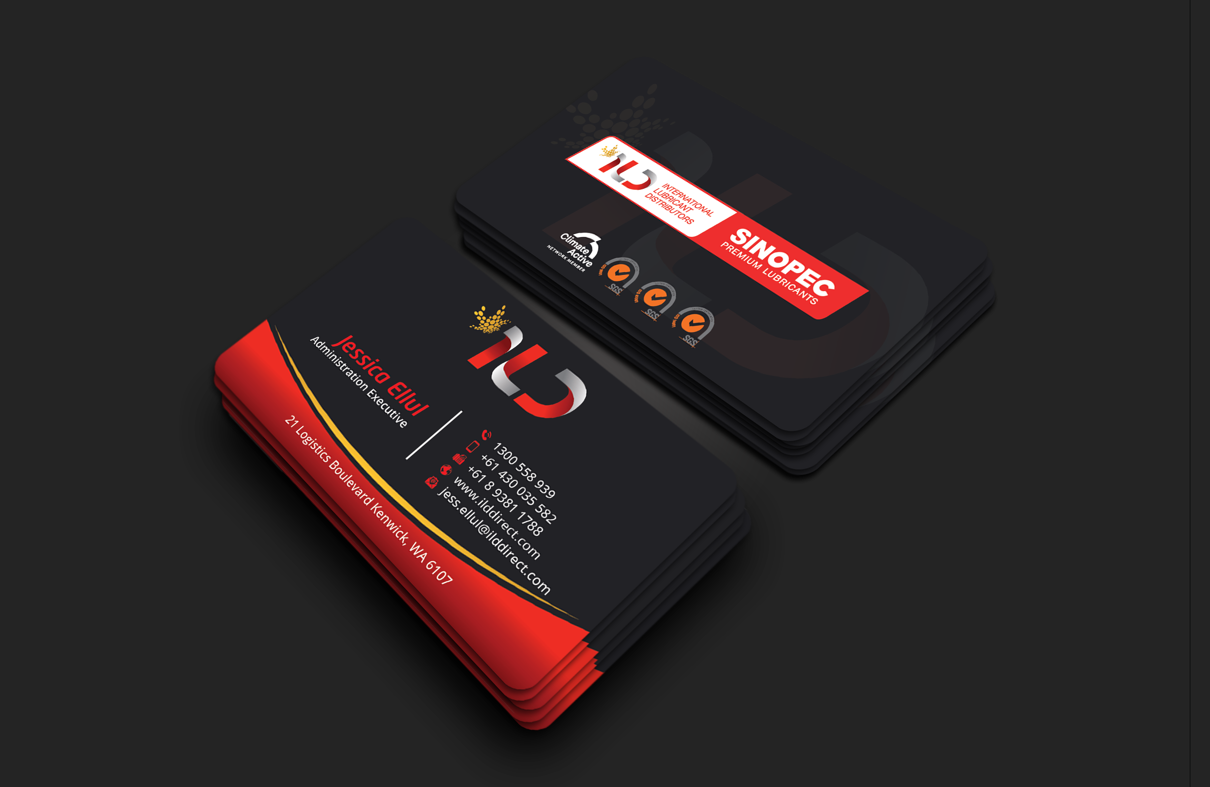 Business Card Design by DesignerShahadat for ILD-SINOPEC | Design #33146910