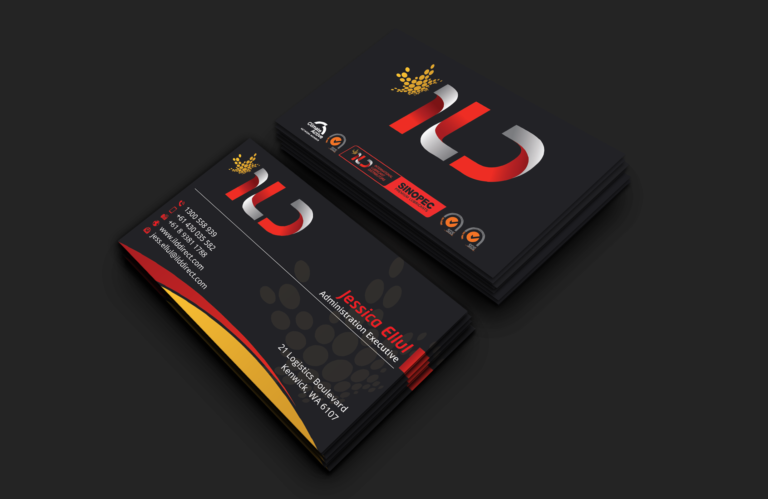 Business Card Design by DesignerShahadat for ILD-SINOPEC | Design #33146911