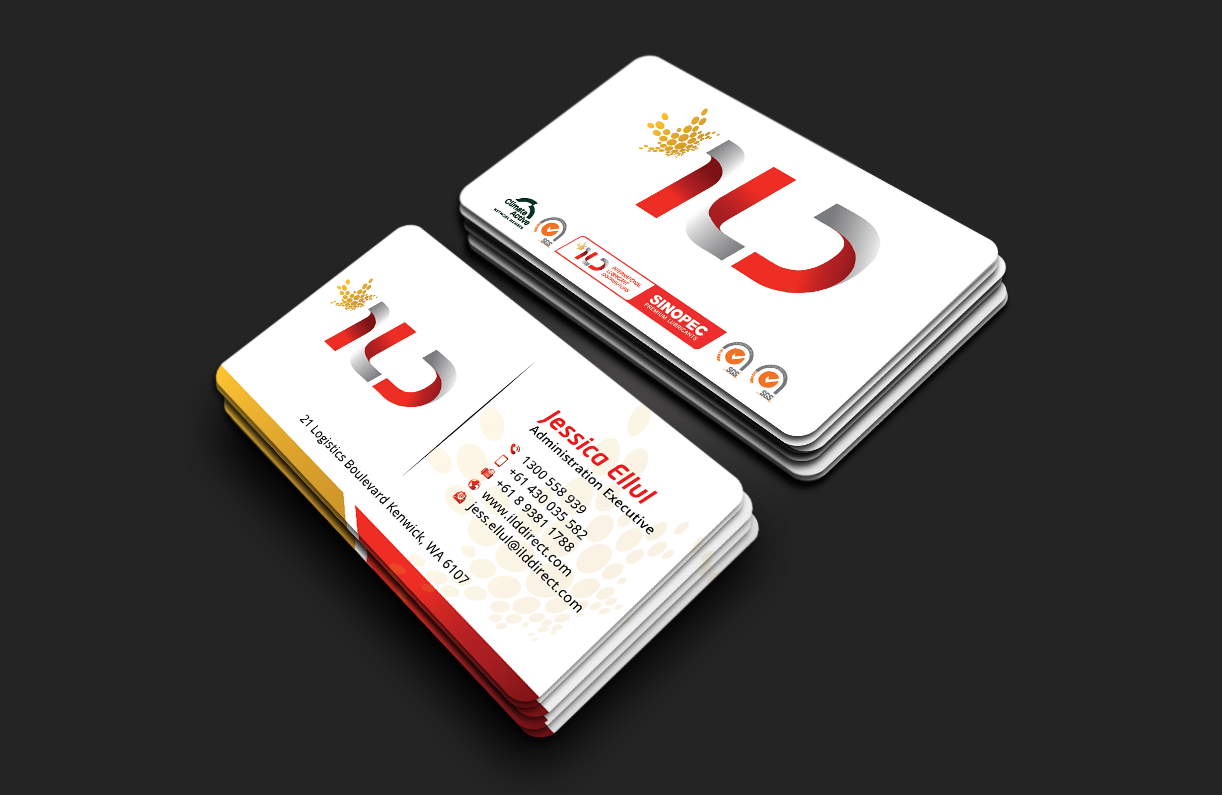Business Card Design by DesignerShahadat for ILD-SINOPEC | Design #33146914
