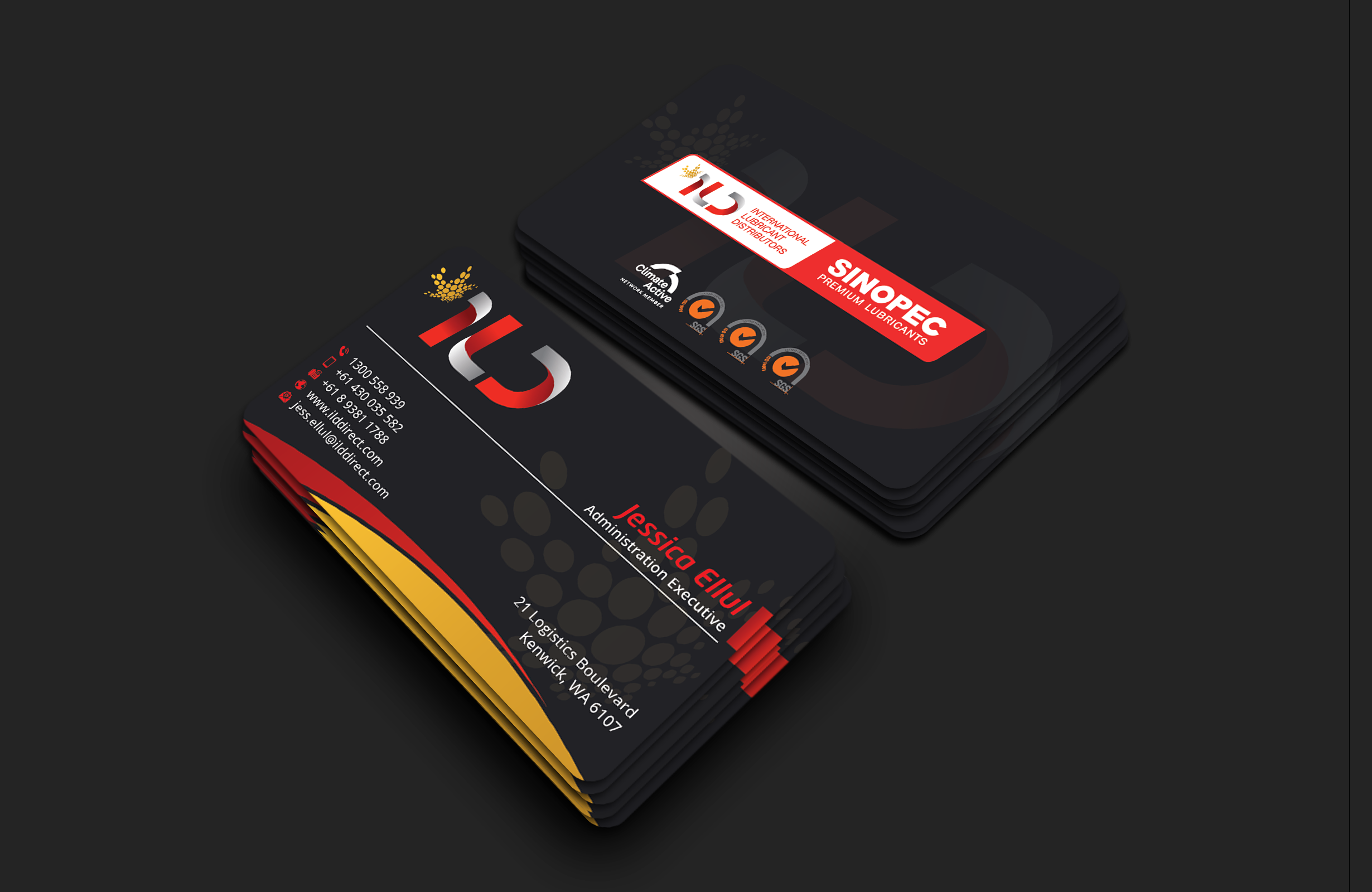 Business Card Design by DesignerShahadat for ILD-SINOPEC | Design #33146915