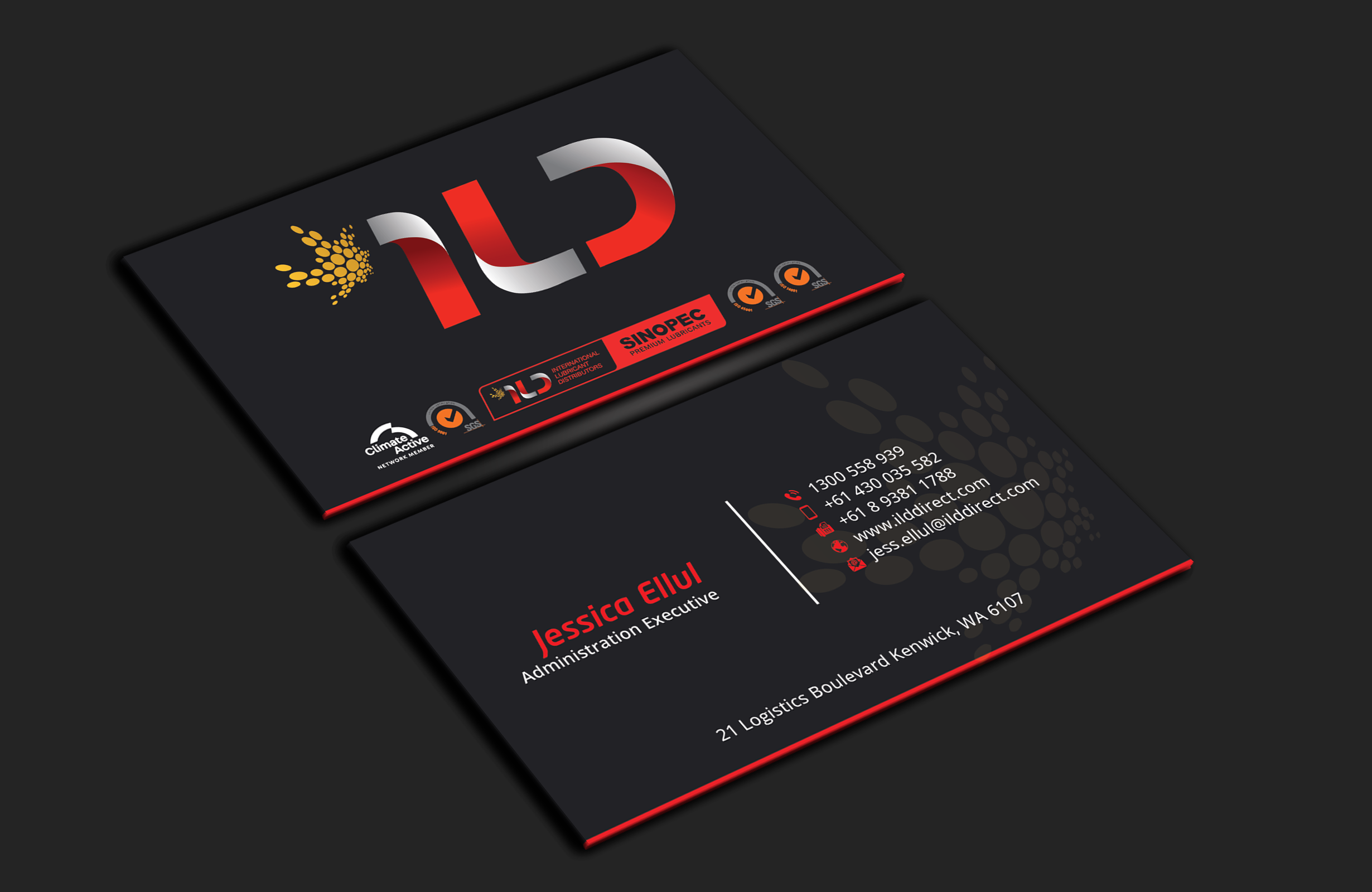 Business Card Design by DesignerShahadat for ILD-SINOPEC | Design #33146916