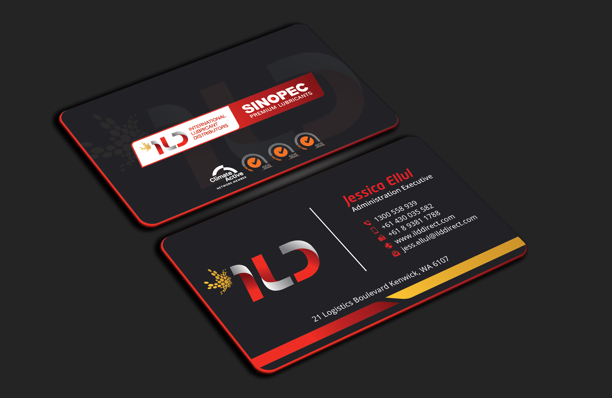 Business Card Design by DesignerShahadat for ILD-SINOPEC | Design #33146917