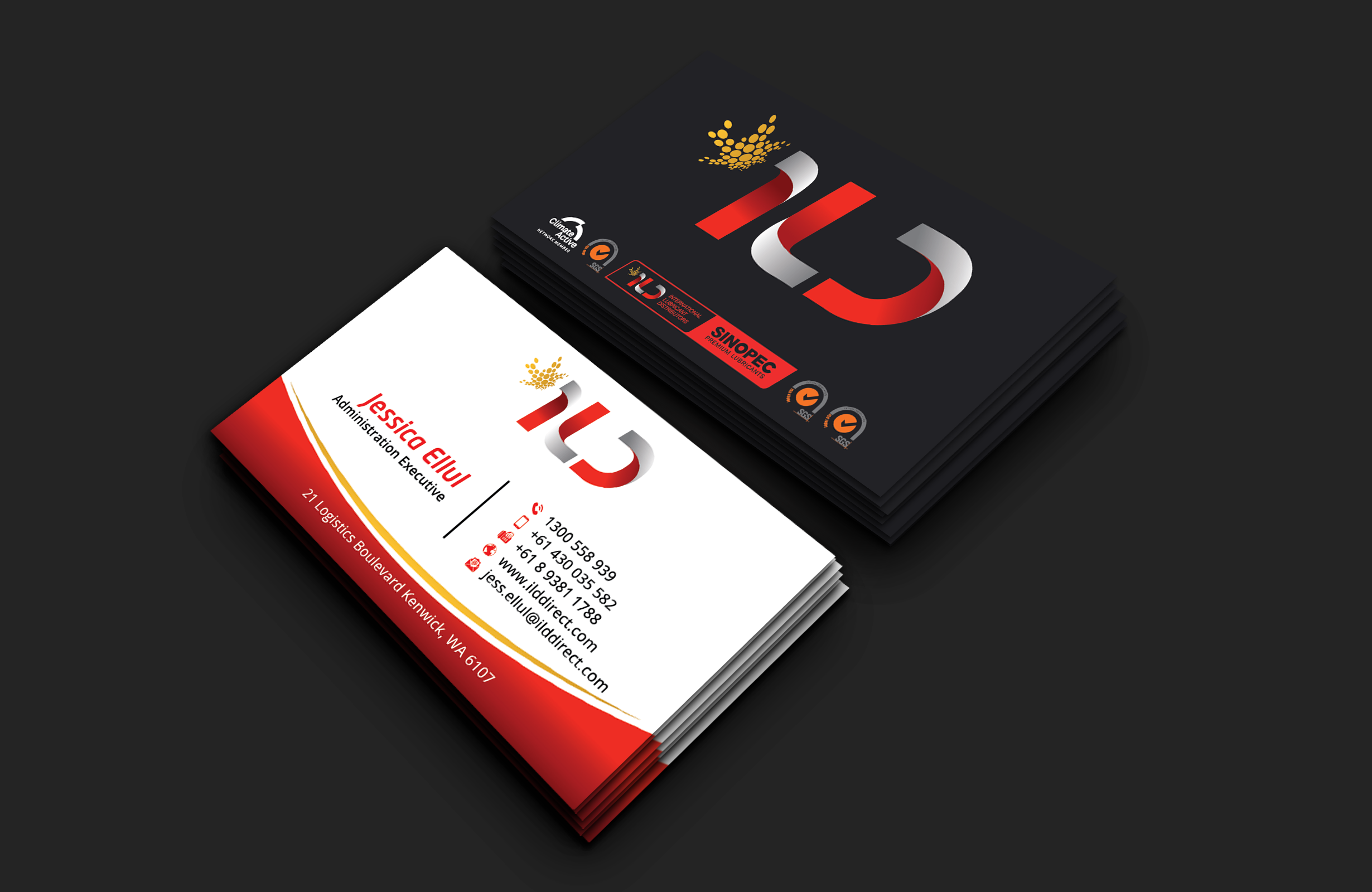 Business Card Design by DesignerShahadat for ILD-SINOPEC | Design #33146918