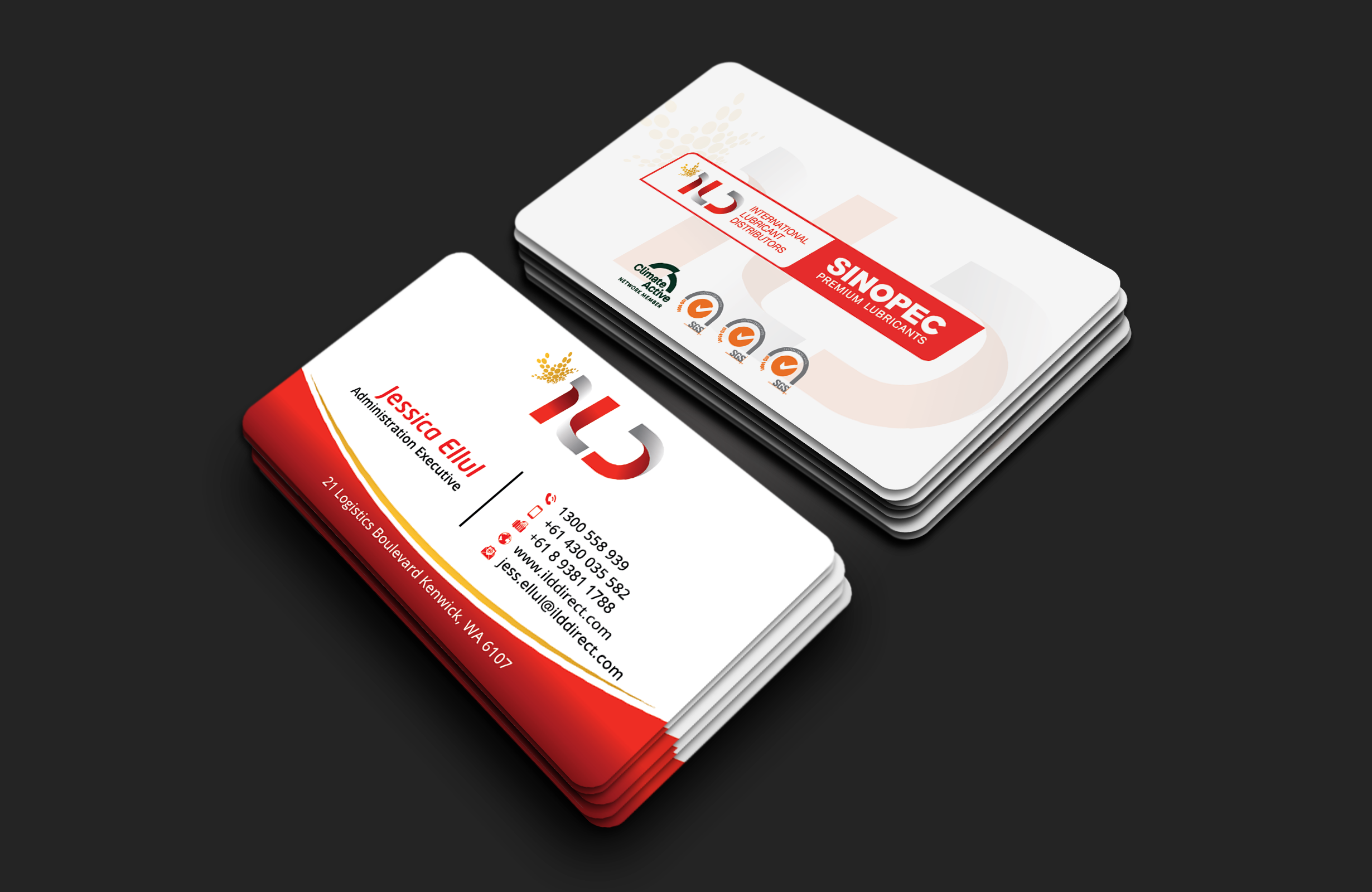 Business Card Design by DesignerShahadat for ILD-SINOPEC | Design #33146920