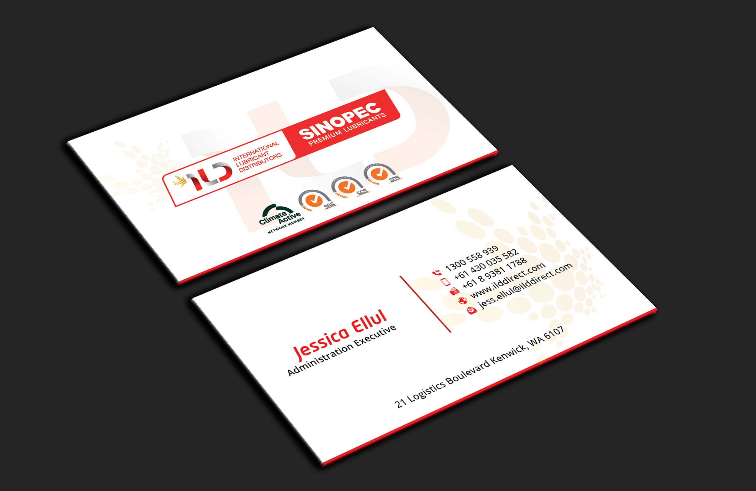 Business Card Design by DesignerShahadat for ILD-SINOPEC | Design #33146921