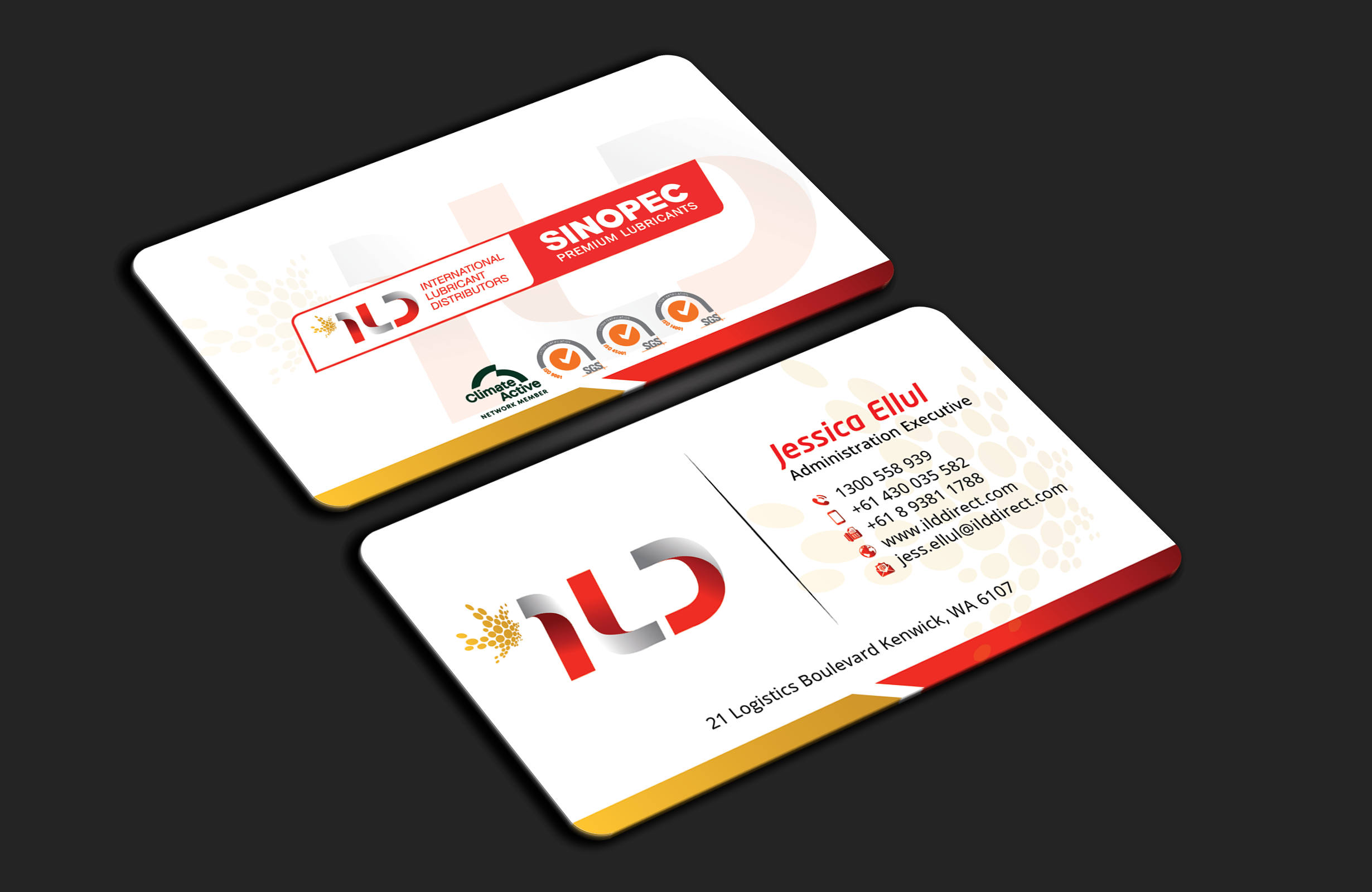 Business Card Design by DesignerShahadat for ILD-SINOPEC | Design #33146925