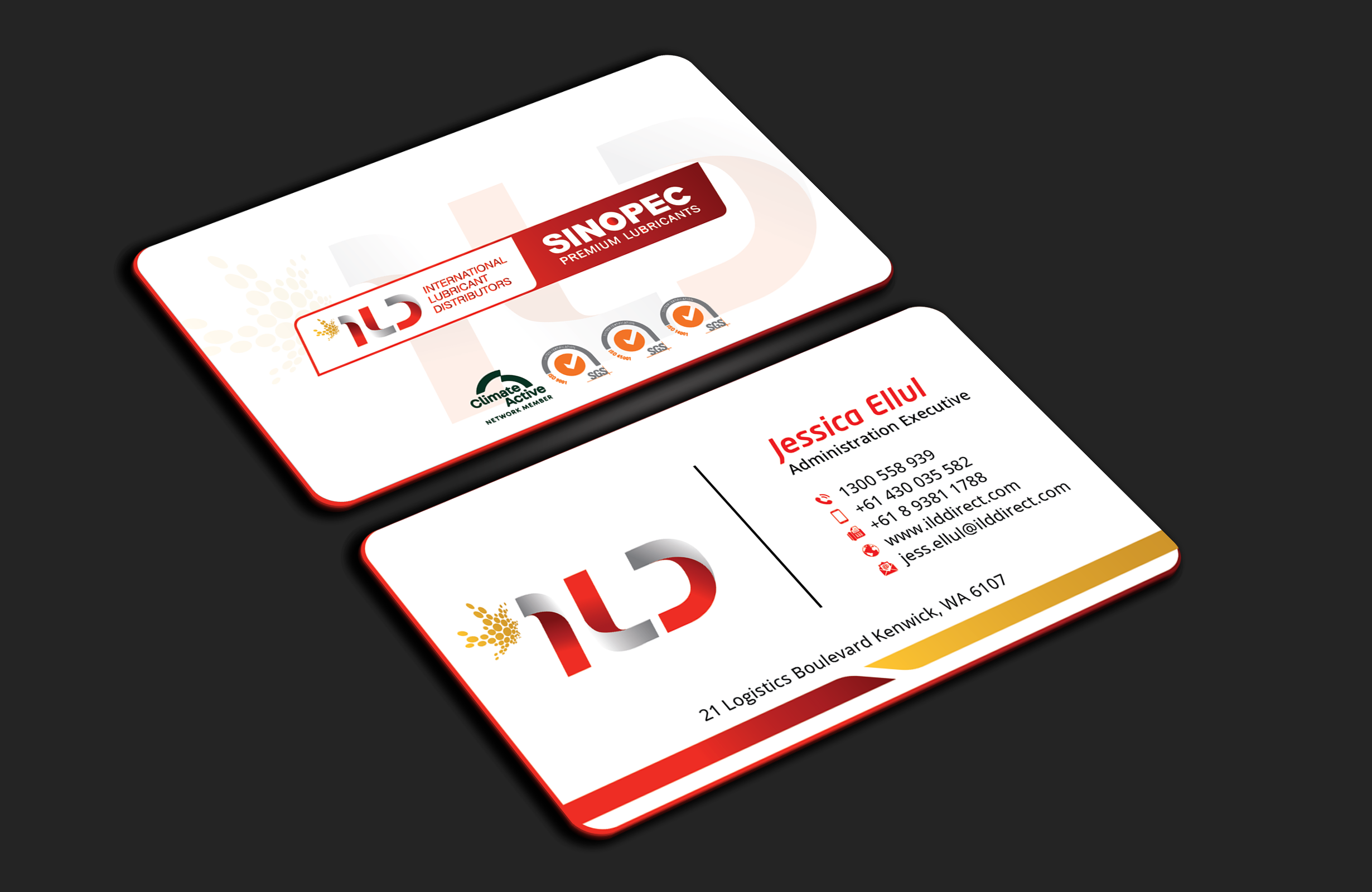 Business Card Design by DesignerShahadat for ILD-SINOPEC | Design #33146926