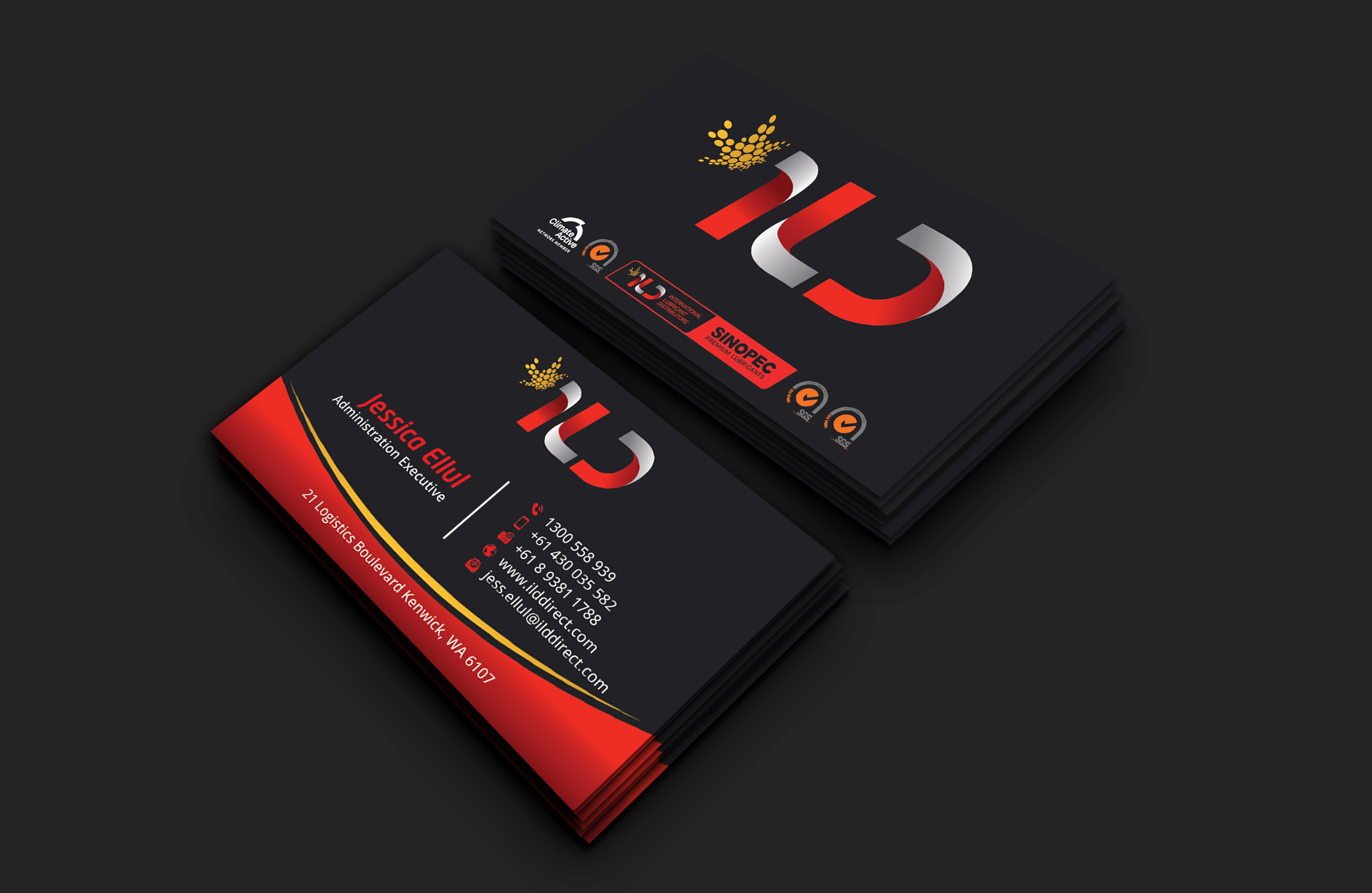 Business Card Design by DesignerShahadat for ILD-SINOPEC | Design #33146927