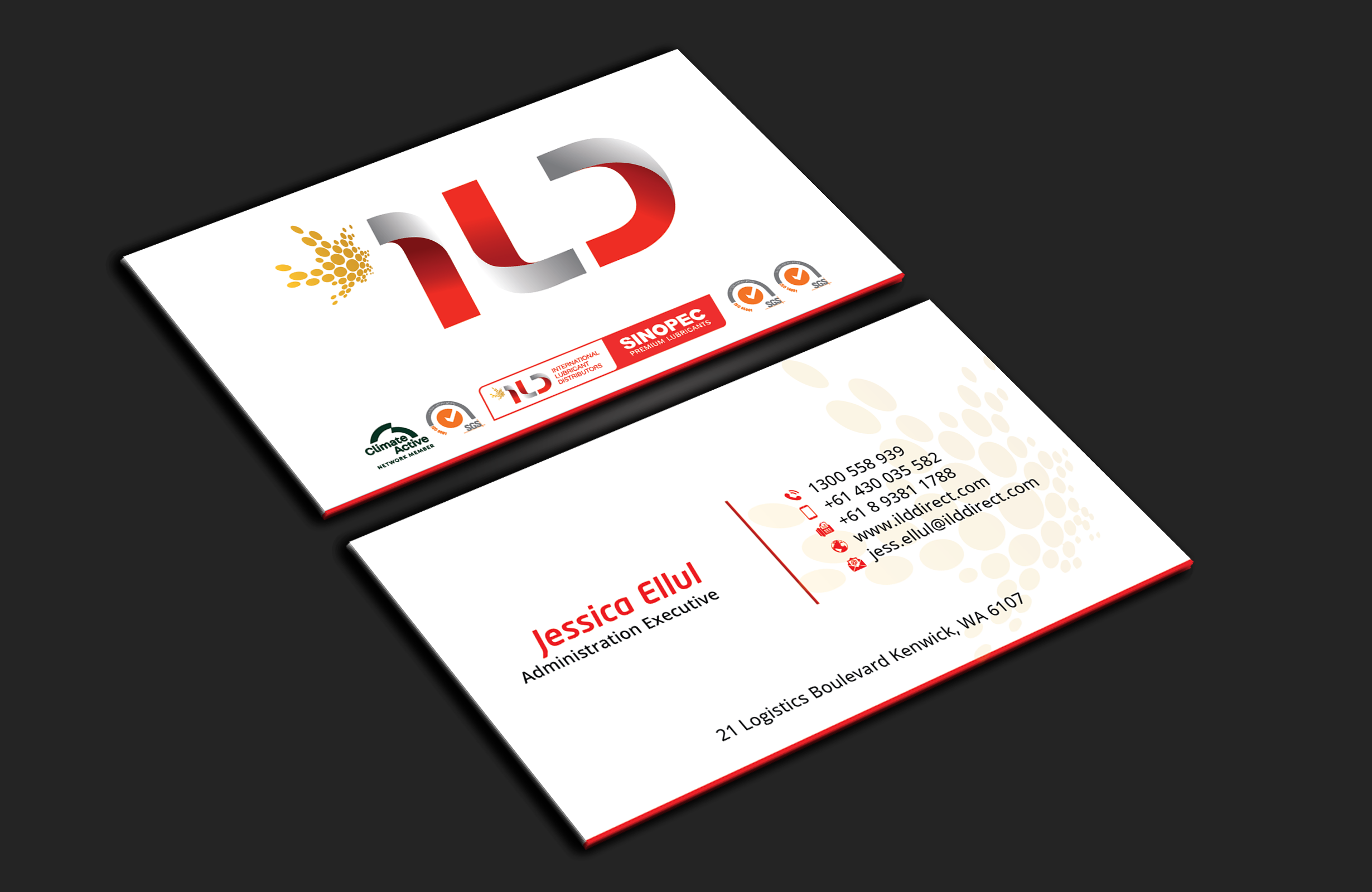 Business Card Design by DesignerShahadat for ILD-SINOPEC | Design #33146928