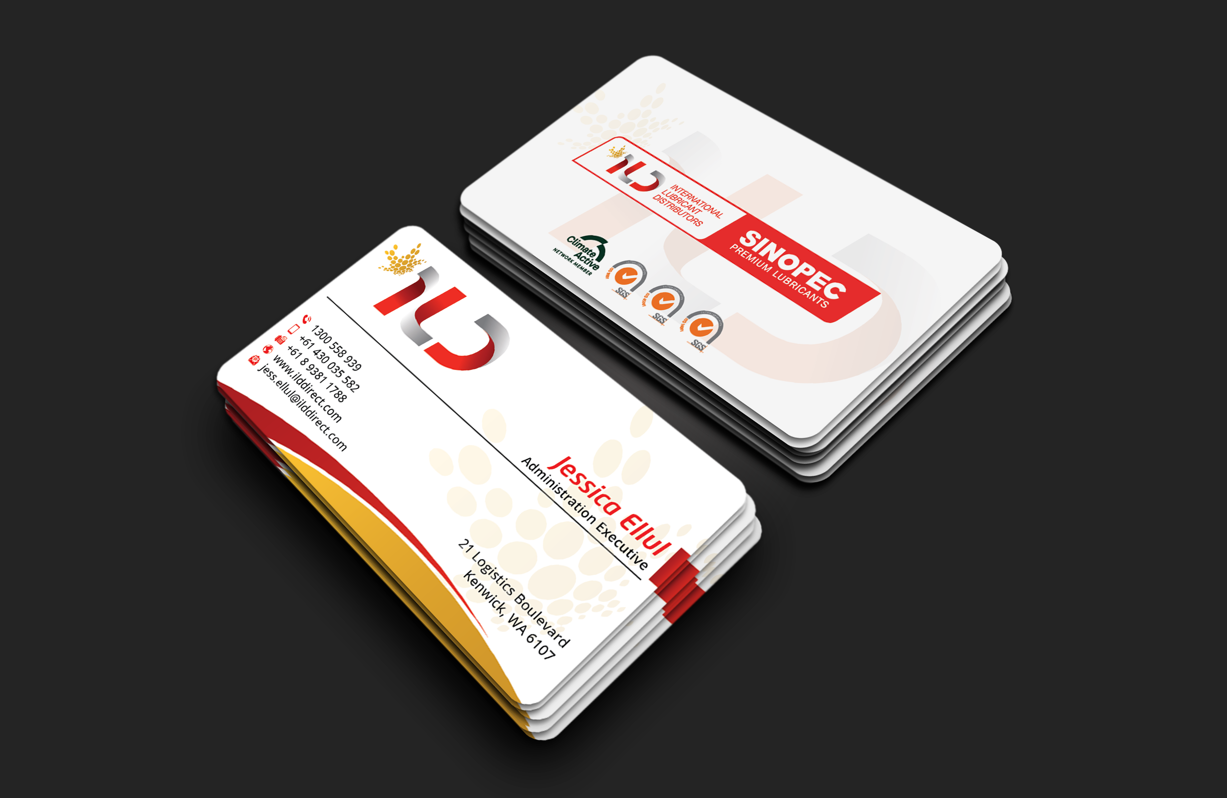Business Card Design by DesignerShahadat for ILD-SINOPEC | Design #33146932