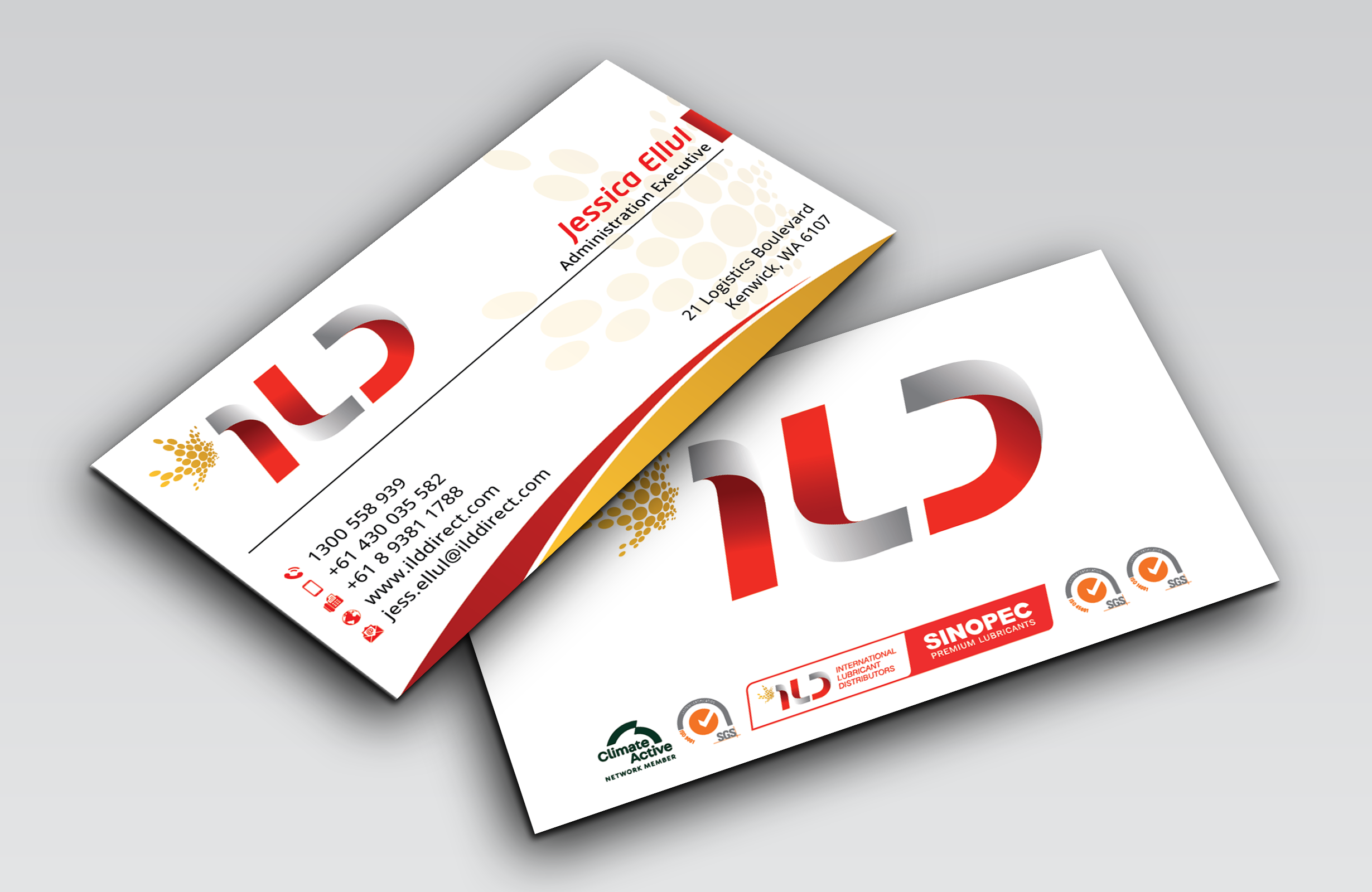 Business Card Design by DesignerShahadat for ILD-SINOPEC | Design #33146933