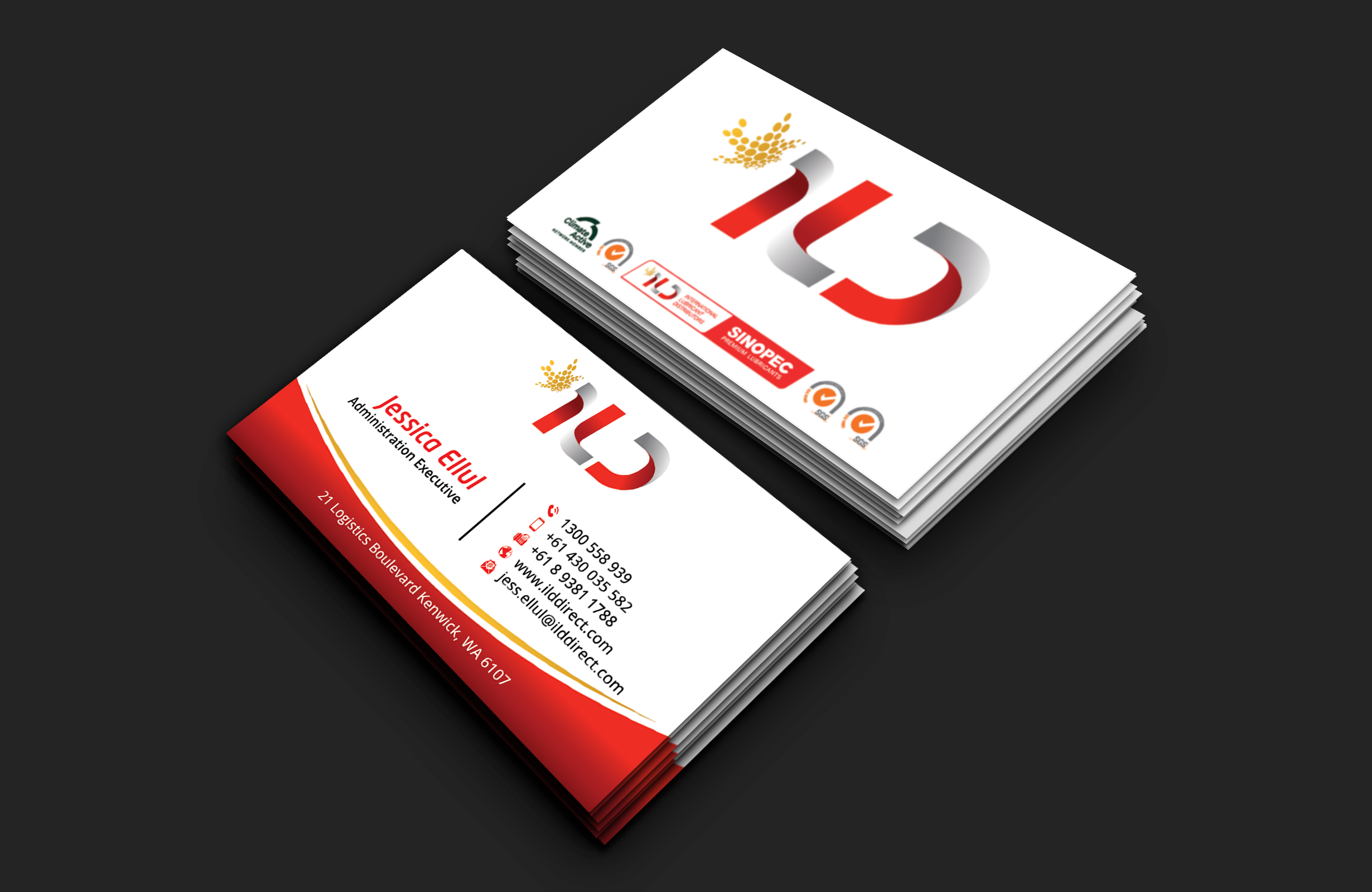 Business Card Design by DesignerShahadat for ILD-SINOPEC | Design #33146934