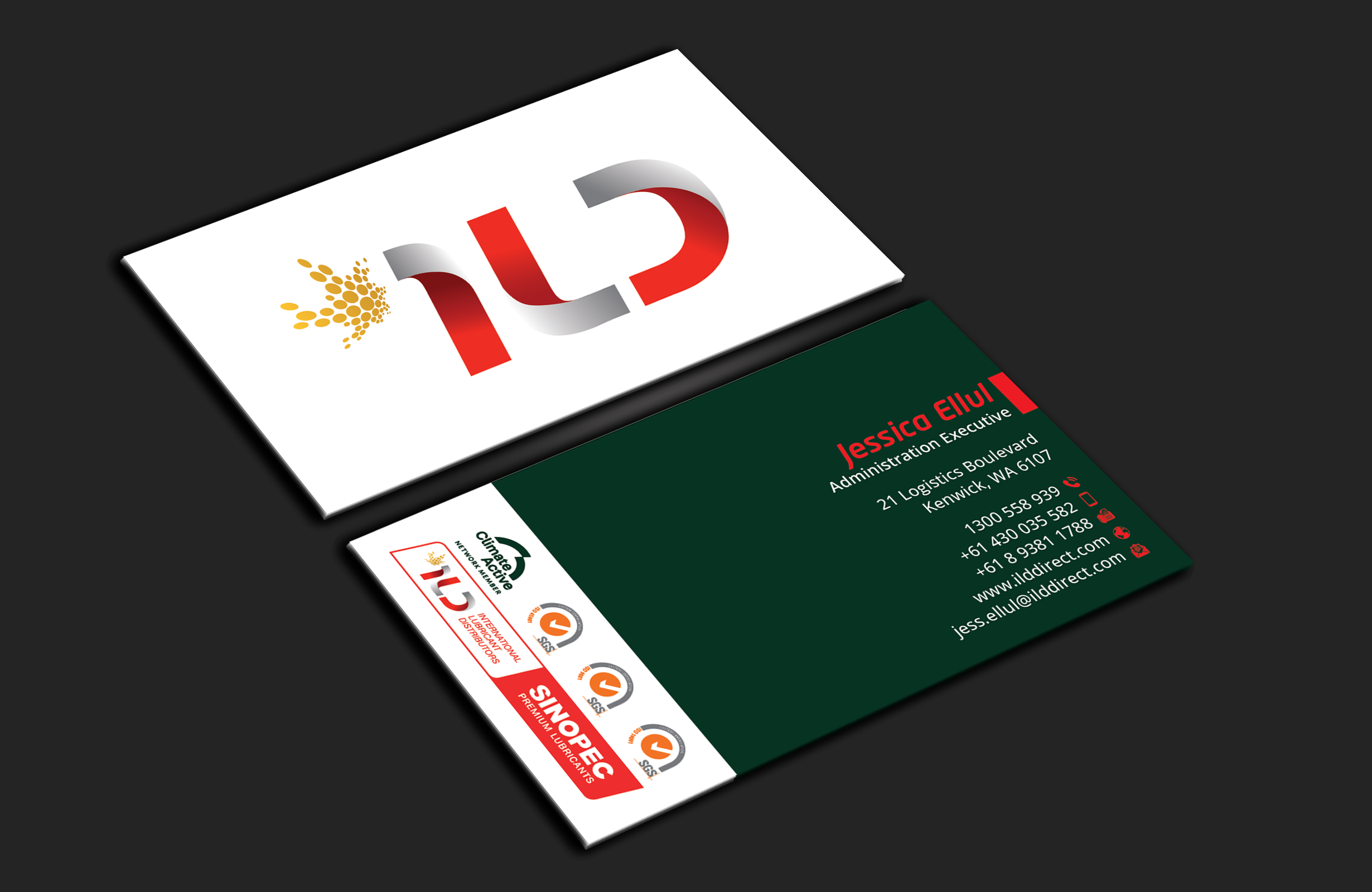 Business Card Design by DesignerShahadat for ILD-SINOPEC | Design #33147353