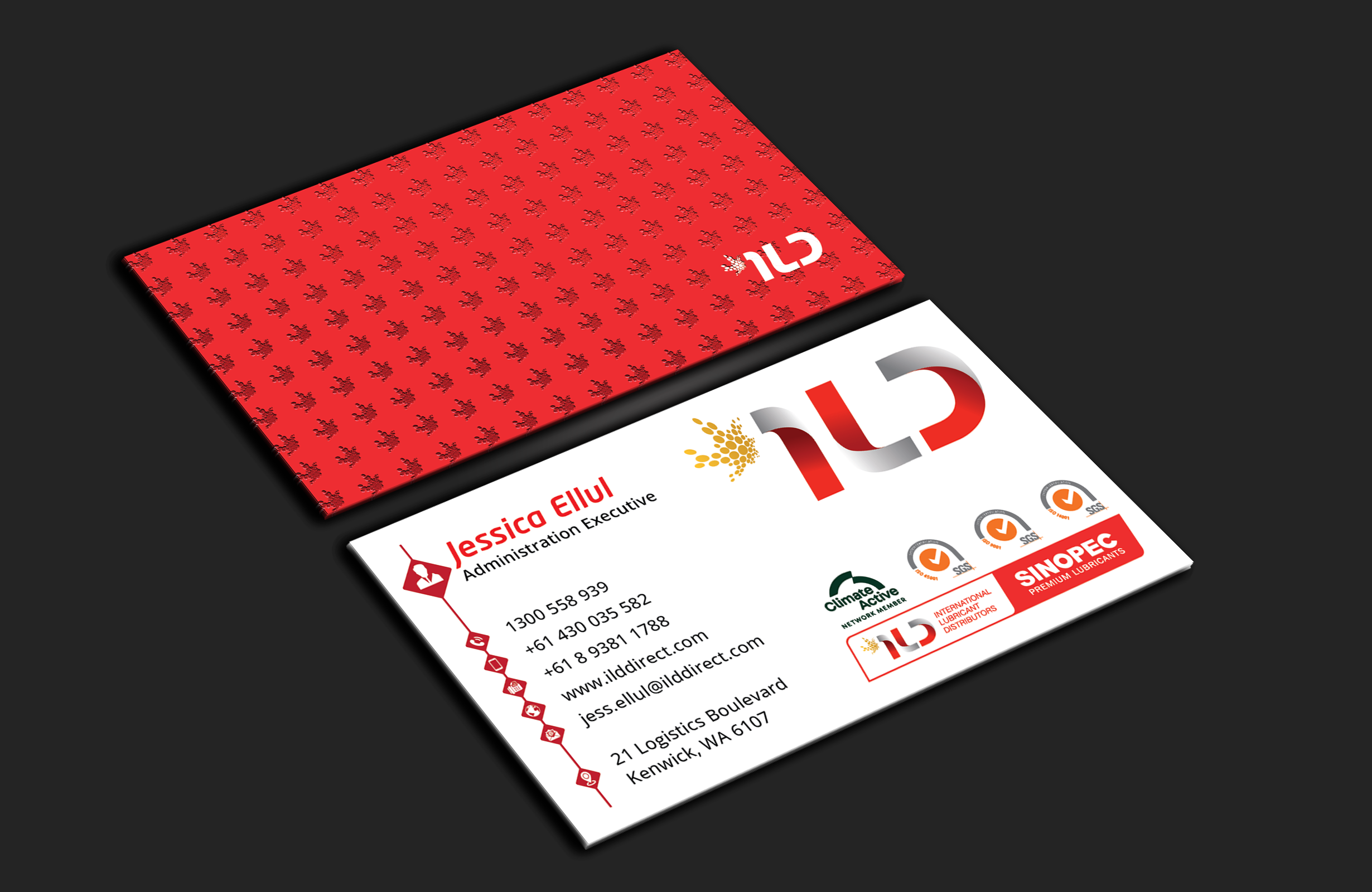 Business Card Design by DesignerShahadat for ILD-SINOPEC | Design #33147354
