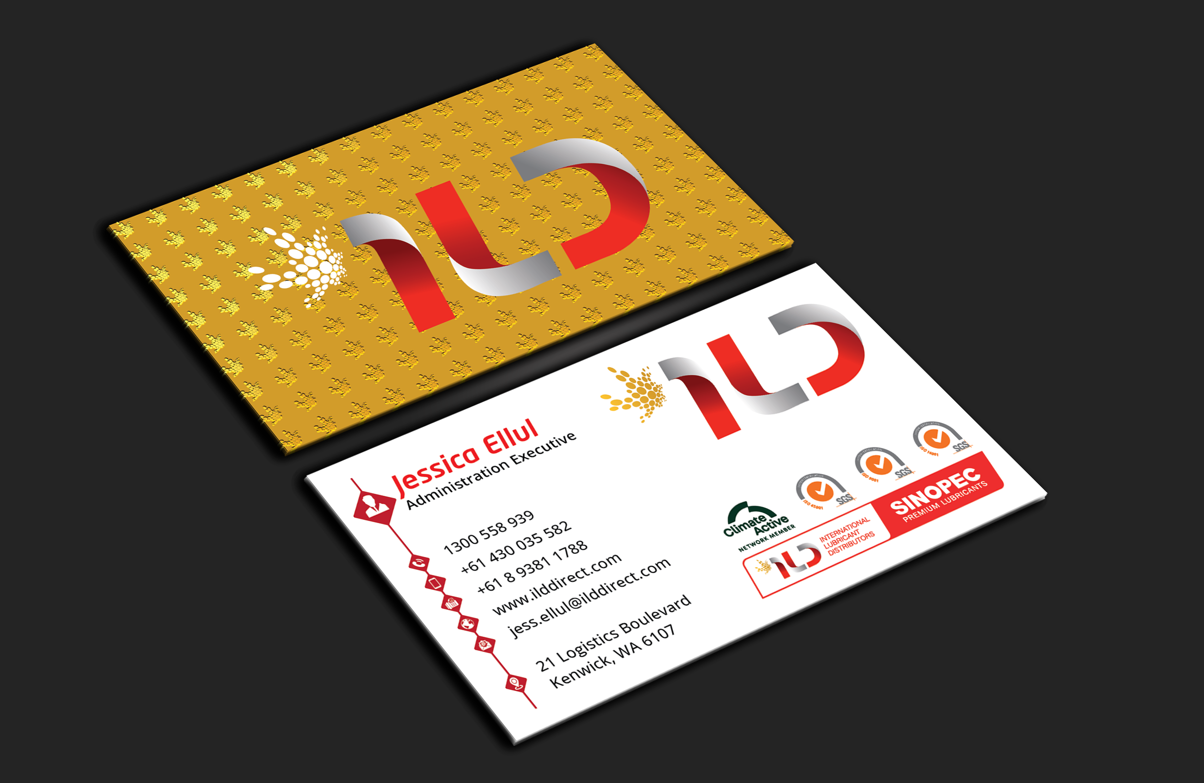 Business Card Design by DesignerShahadat for ILD-SINOPEC | Design #33147356