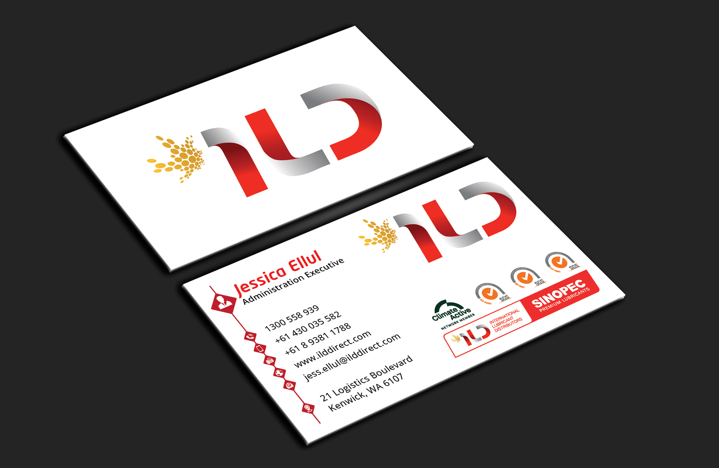 Visitenkarten-Design von DesignerShahadat für ILD-SINOPEC | Design #33147357