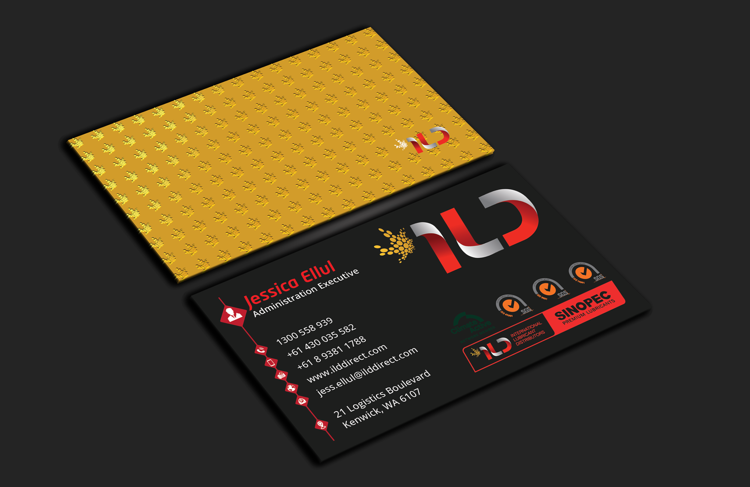 Business Card Design by DesignerShahadat for ILD-SINOPEC | Design #33147371