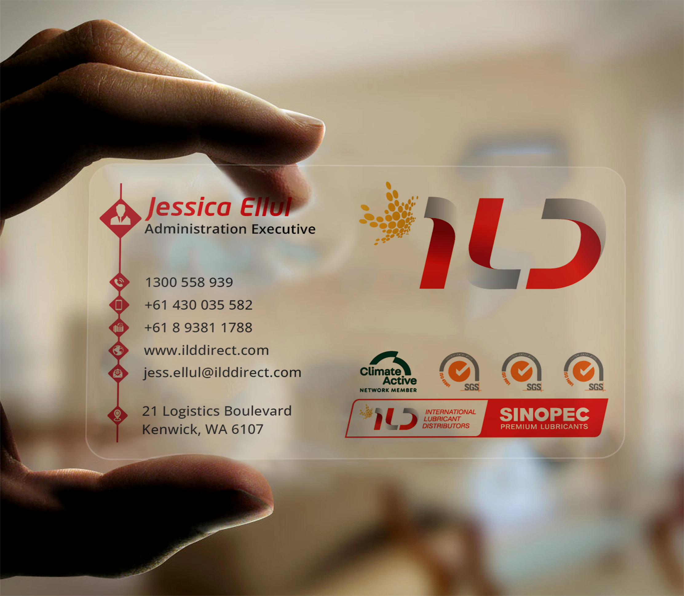 Business Card Design by DesignerShahadat for ILD-SINOPEC | Design #33147374