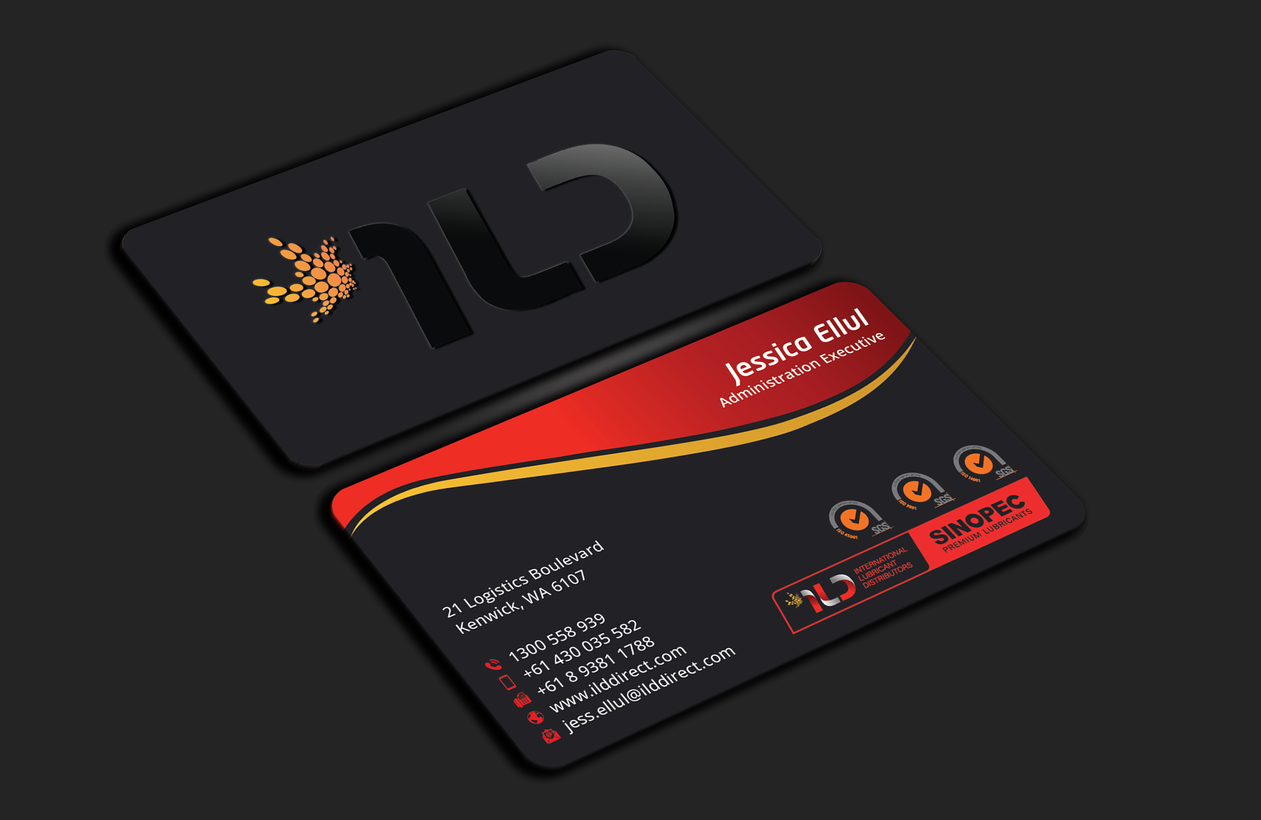 Business Card Design by DesignerShahadat for ILD-SINOPEC | Design #33147376