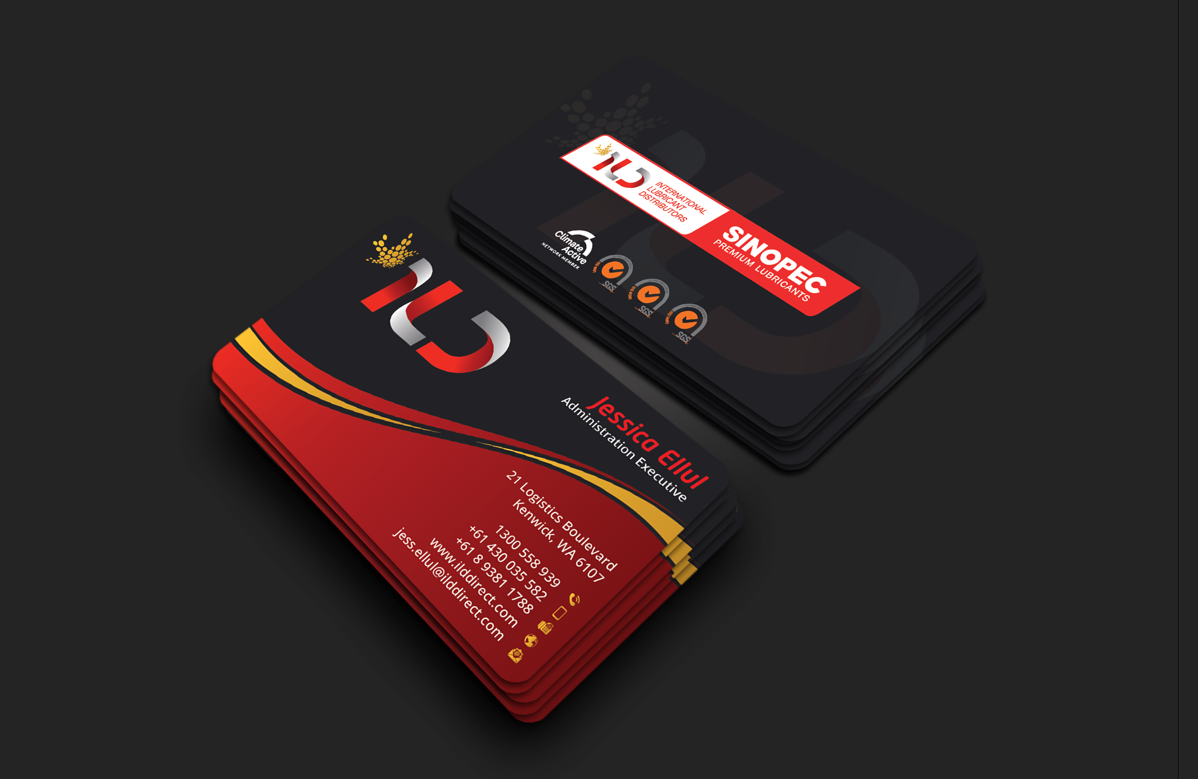 Business Card Design by DesignerShahadat for ILD-SINOPEC | Design #33147378