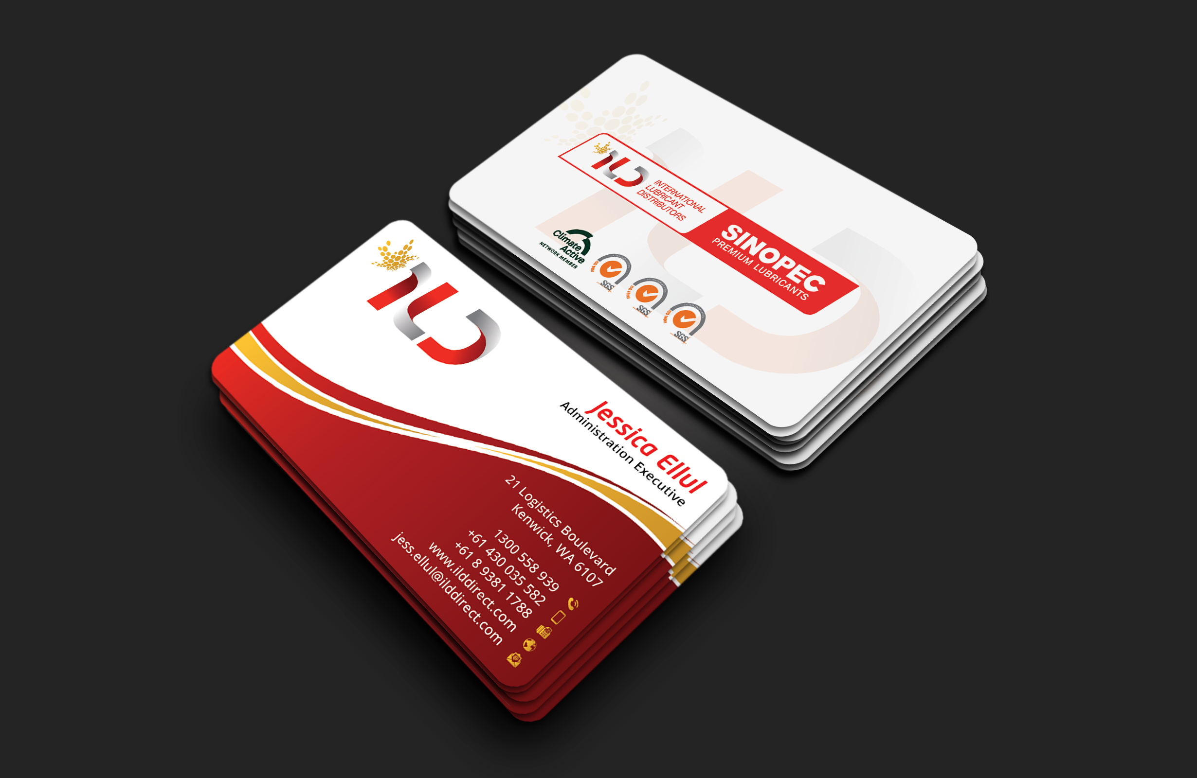 Business Card Design by DesignerShahadat for ILD-SINOPEC | Design #33147380