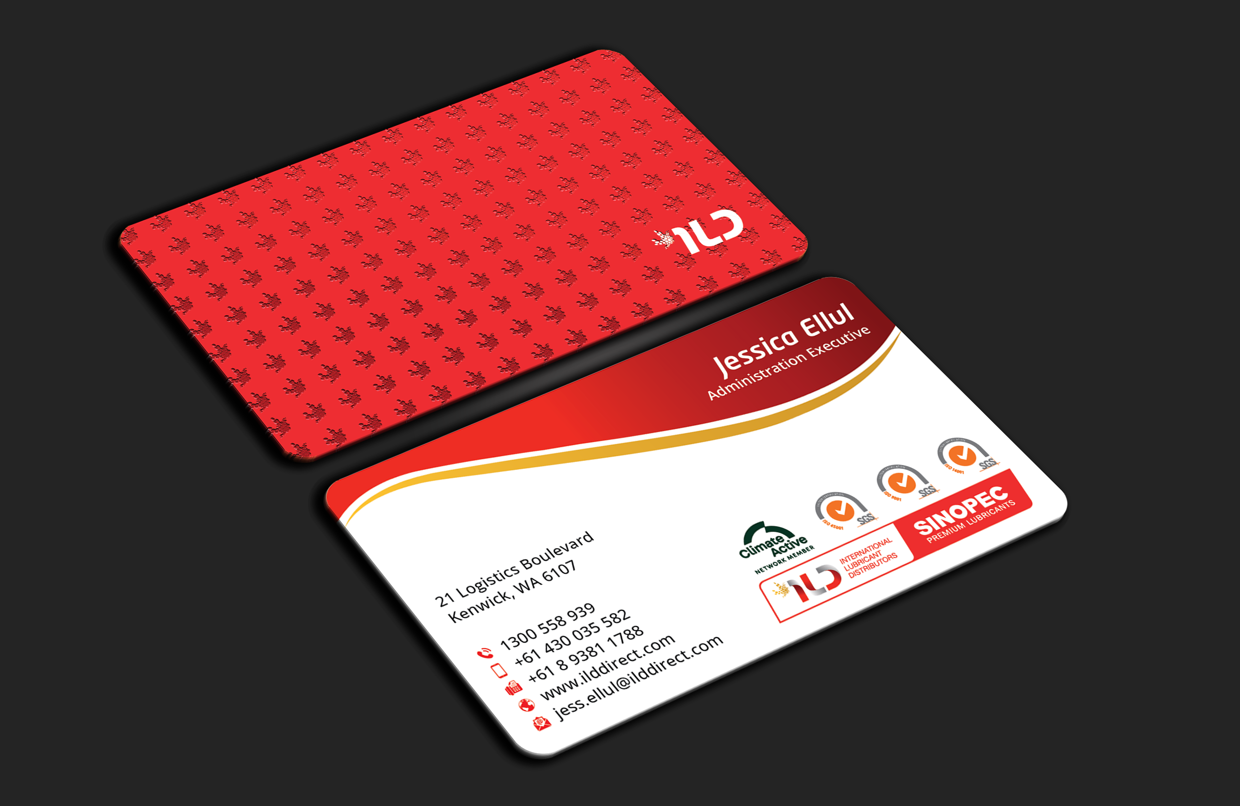 Business Card Design by DesignerShahadat for ILD-SINOPEC | Design #33147383