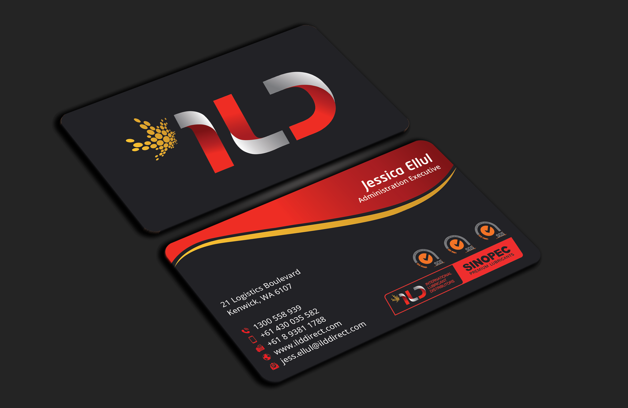 Business Card Design by DesignerShahadat for ILD-SINOPEC | Design #33147388