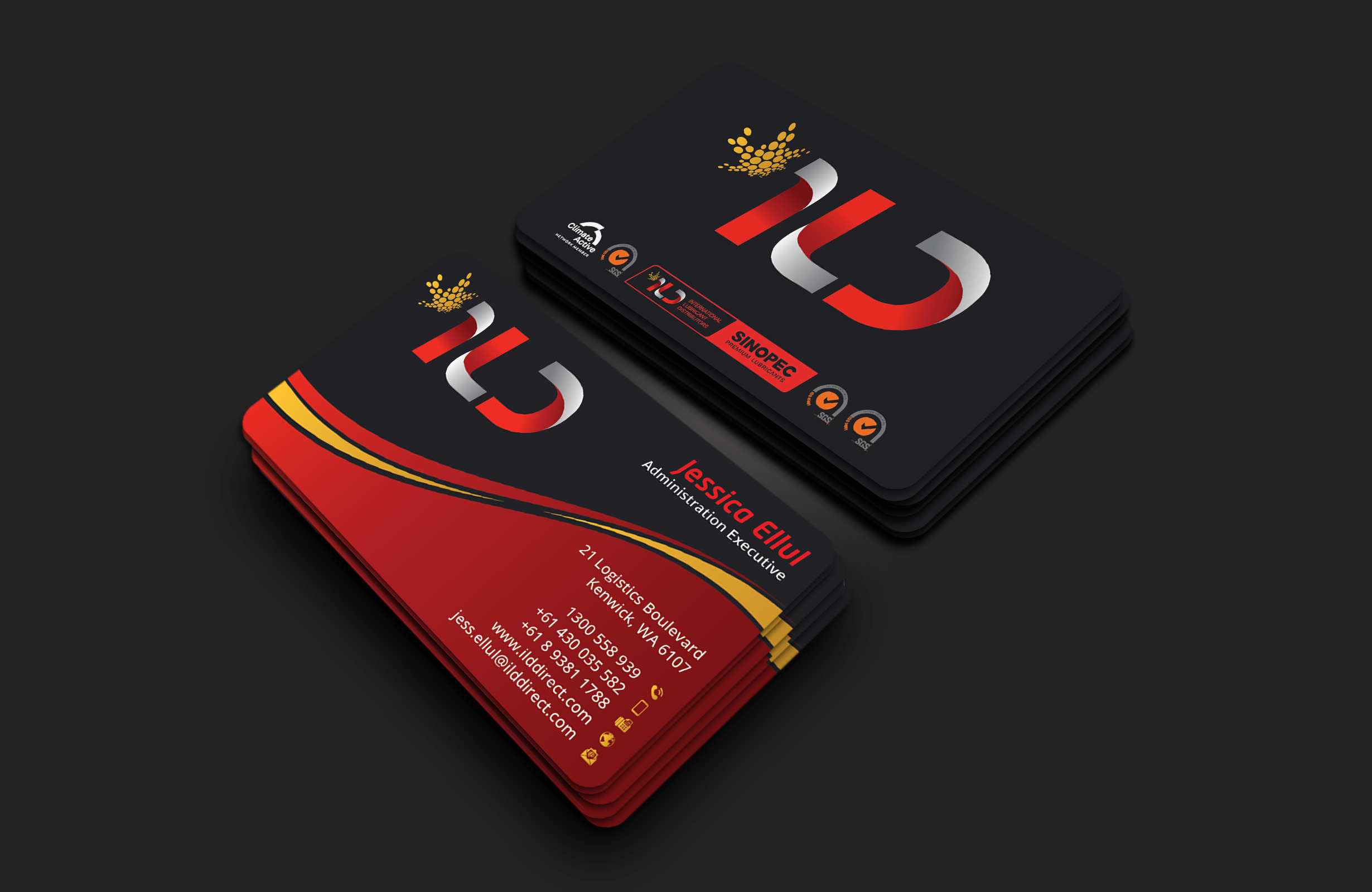 Business Card Design by DesignerShahadat for ILD-SINOPEC | Design #33147390