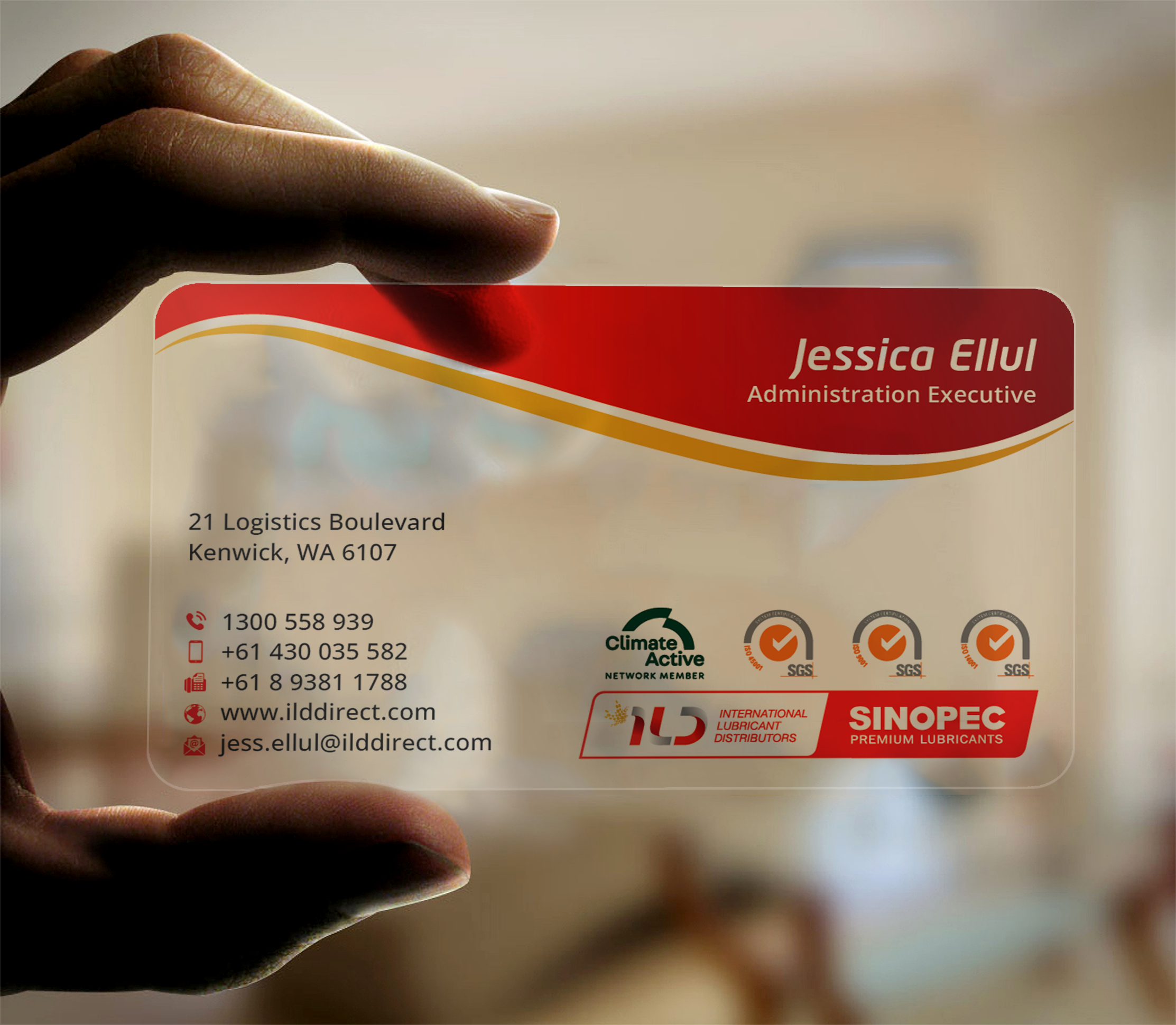 Business Card Design by DesignerShahadat for ILD-SINOPEC | Design #33147391