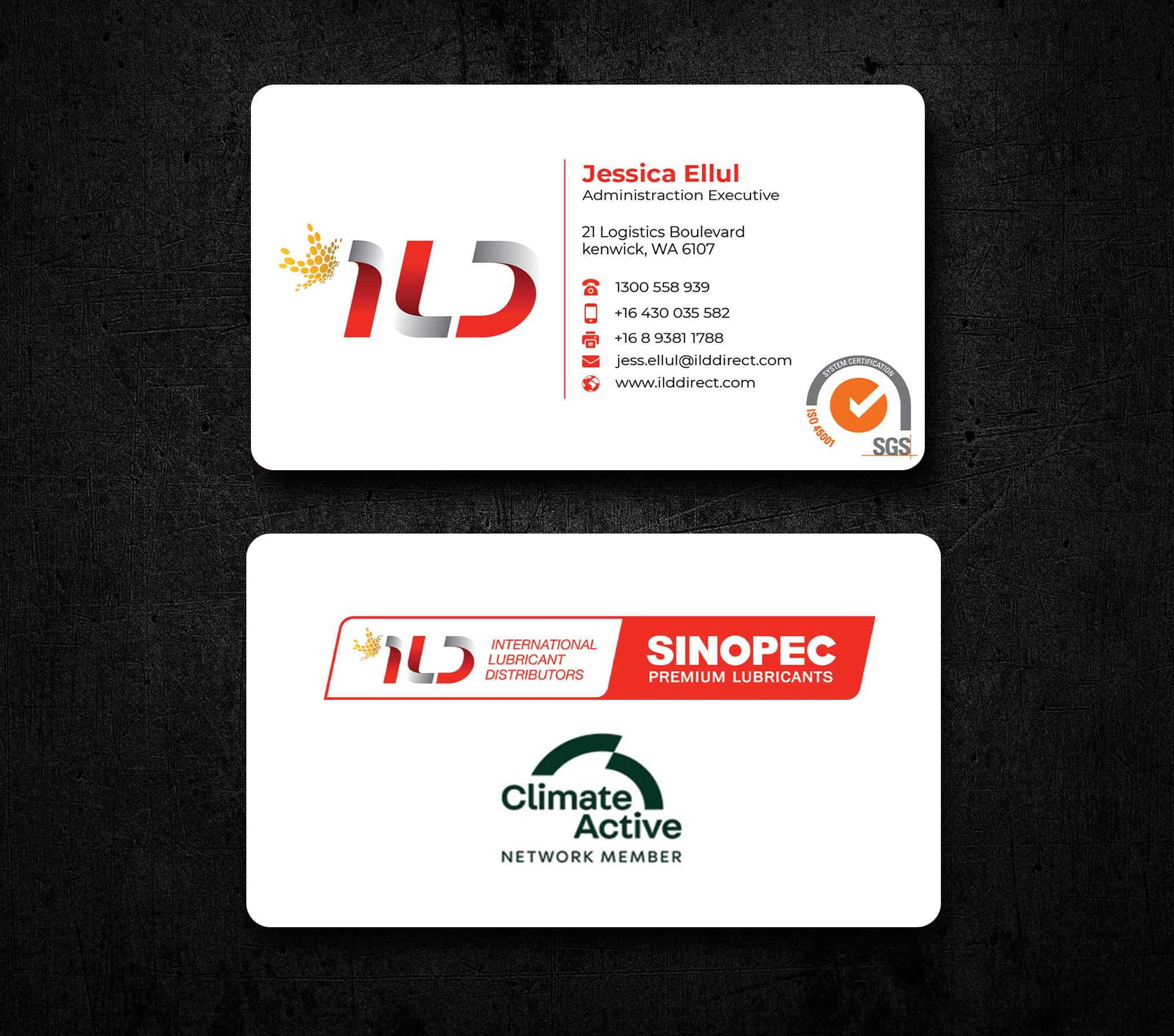 Business Card Design by Innovative Graphix for ILD-SINOPEC | Design #33106842