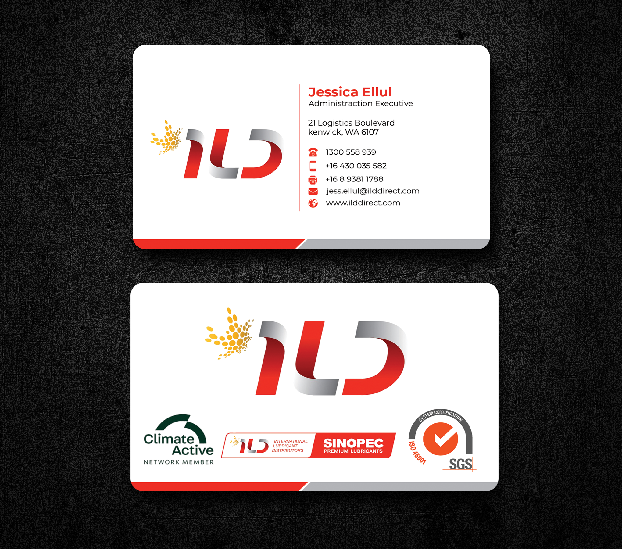 Business Card Design by Innovative Graphix for ILD-SINOPEC | Design #33110214
