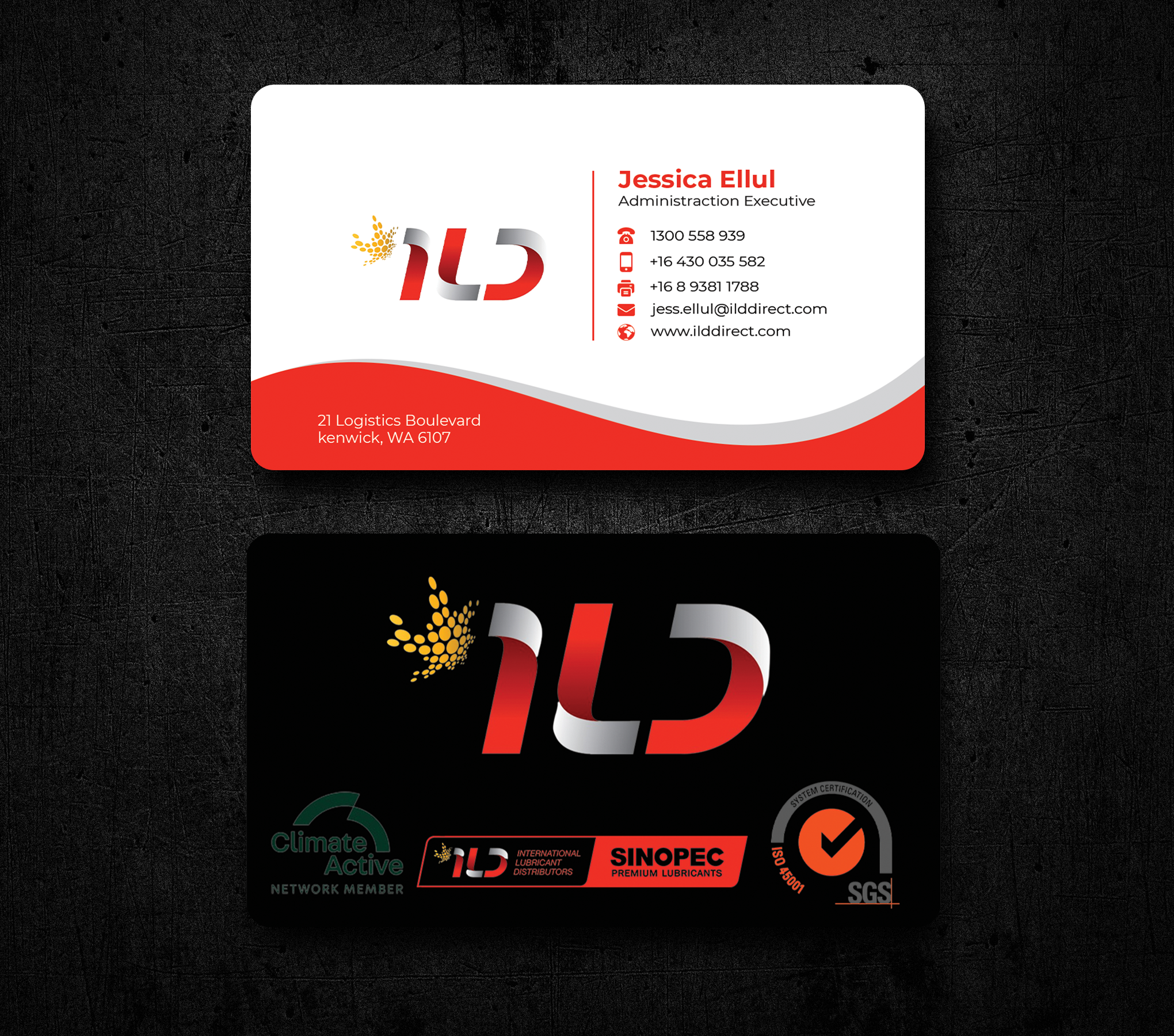 Business Card Design by Innovative Graphix for ILD-SINOPEC | Design #33110386