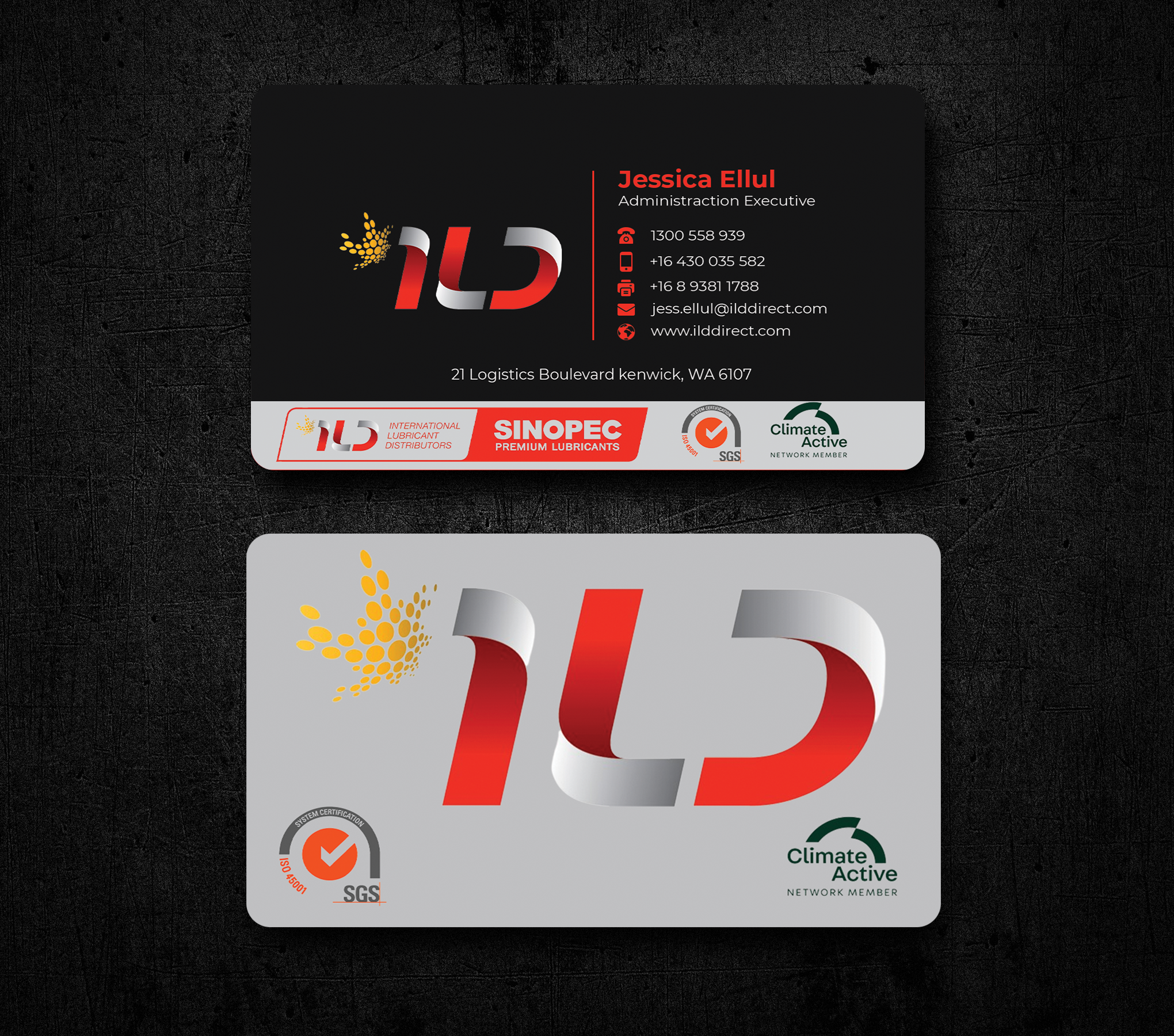 Visitenkarten-Design von Innovative Graphix für ILD-SINOPEC | Design #33111899