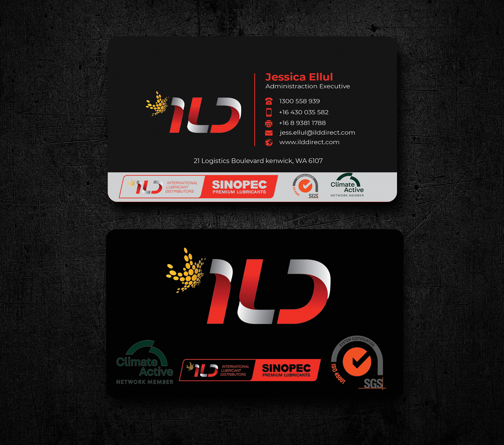 Business Card Design by Innovative Graphix for ILD-SINOPEC | Design #33111901