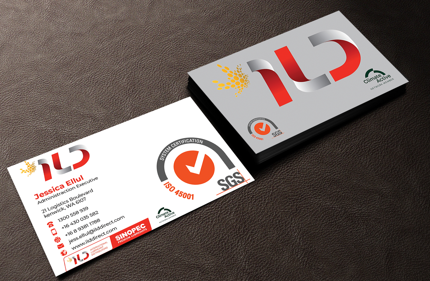 Business Card Design by Innovative Graphix for ILD-SINOPEC | Design #33112400