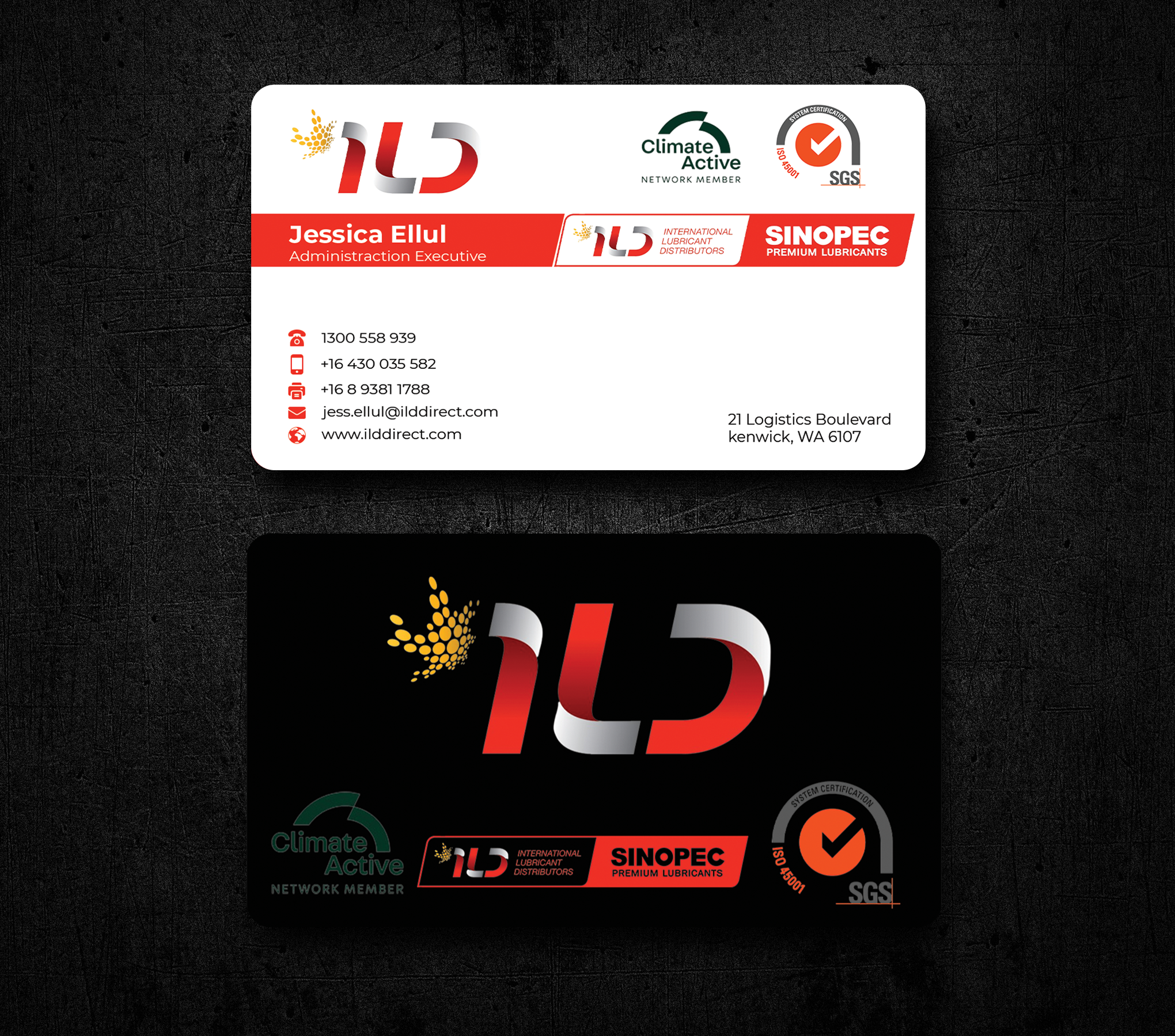 Business Card Design by Innovative Graphix for ILD-SINOPEC | Design #33113552