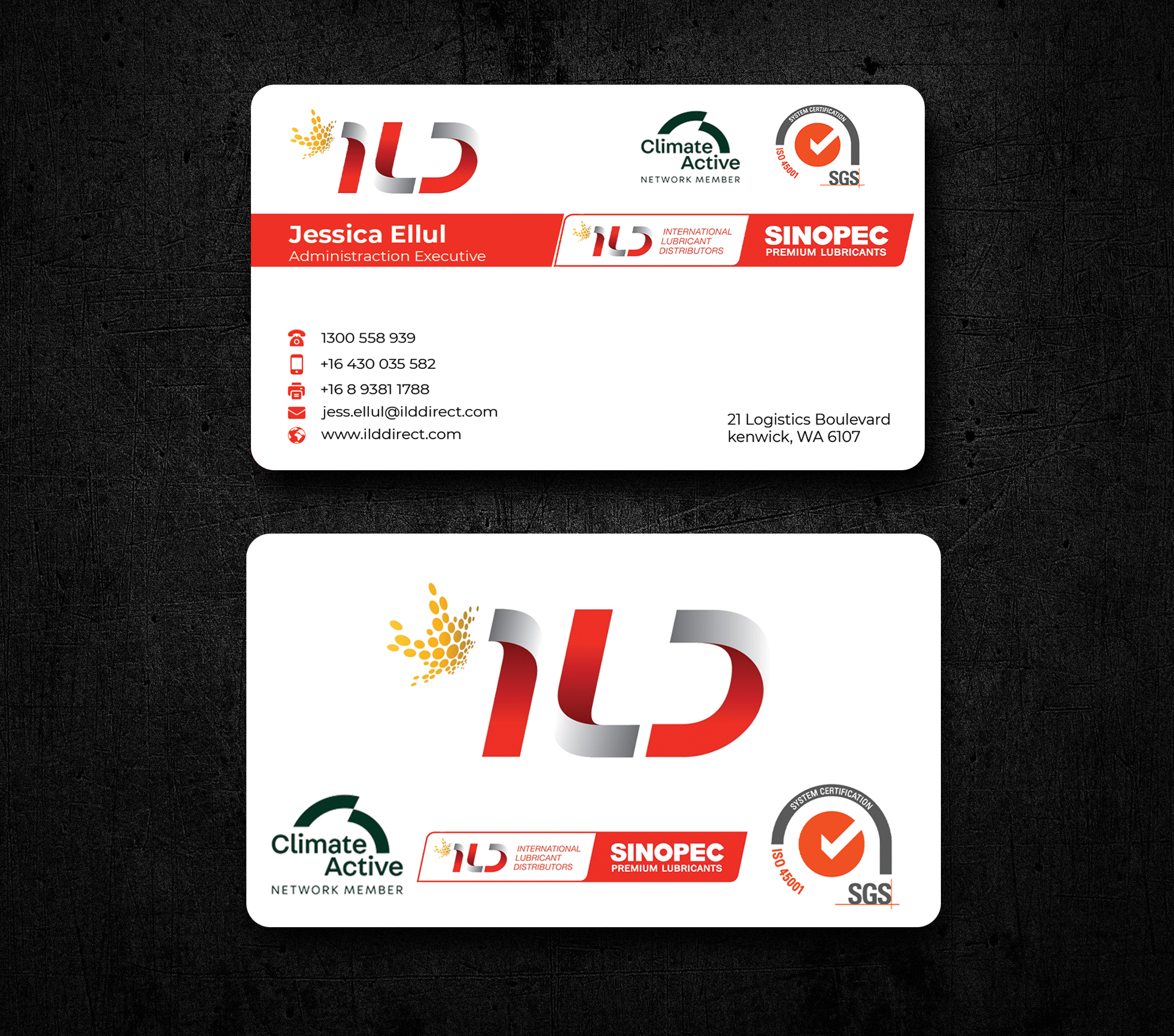 Business Card Design by Innovative Graphix for ILD-SINOPEC | Design #33113554