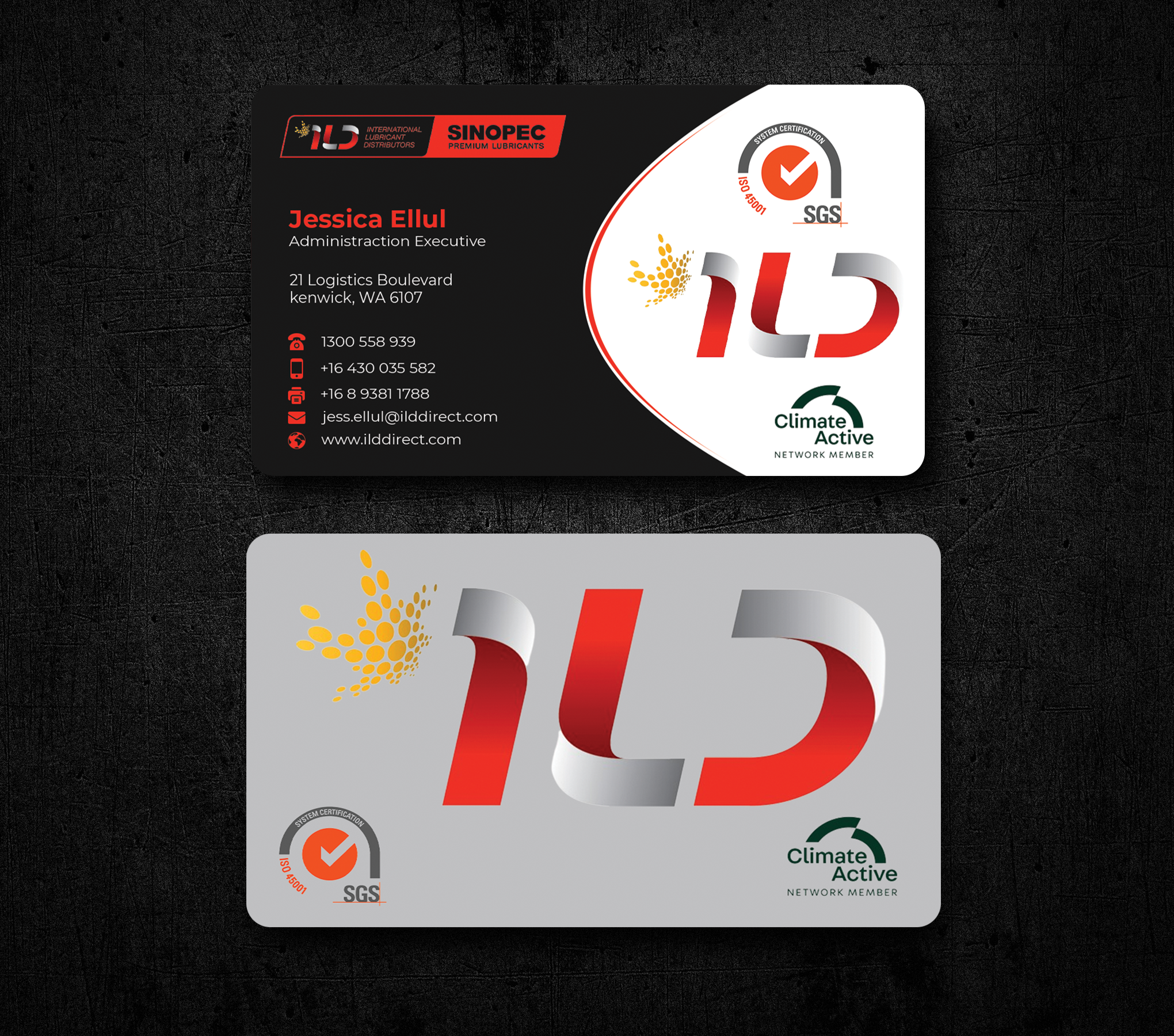 Business Card Design by Innovative Graphix for ILD-SINOPEC | Design #33114405
