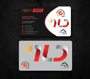 Business Card Design by Innovative Graphix for ILD-SINOPEC | Design: #33114405