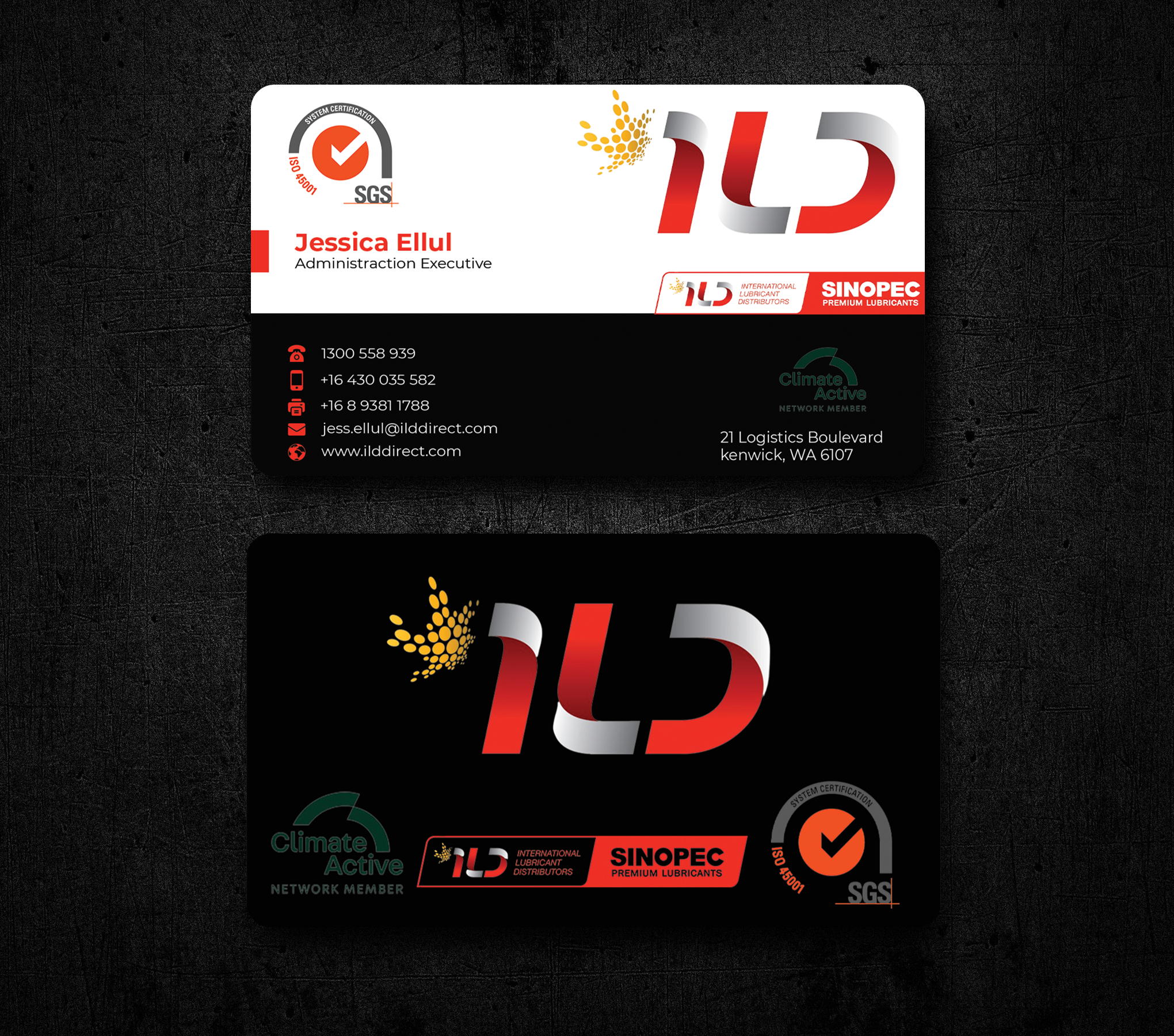 Business Card Design by Innovative Graphix for ILD-SINOPEC | Design #33115195
