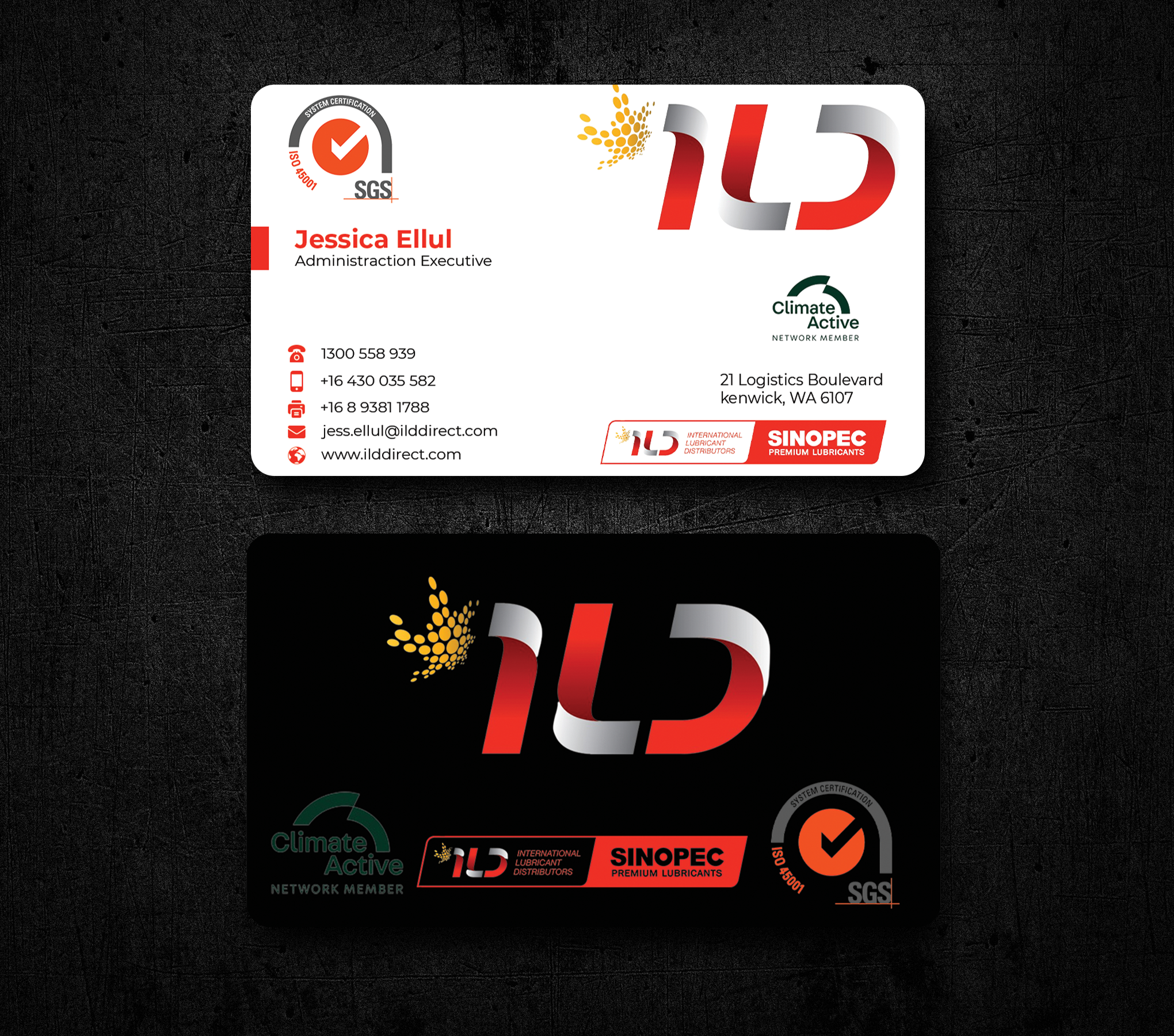 Business Card Design by Innovative Graphix for ILD-SINOPEC | Design #33115232