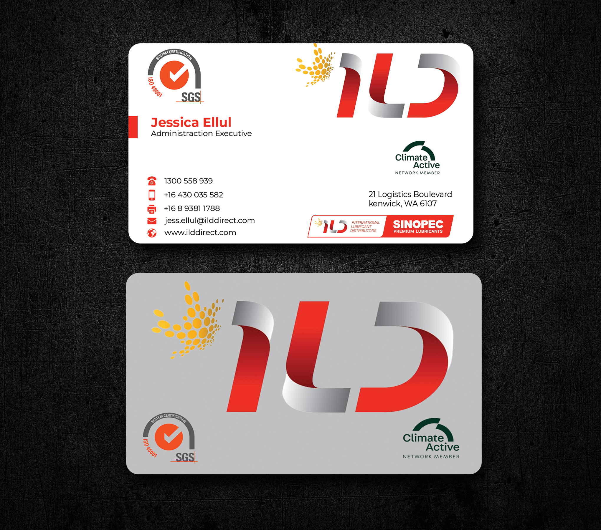 Business Card Design by Innovative Graphix for ILD-SINOPEC | Design #33115233