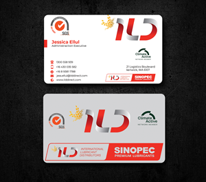 Business Card Design by Innovative Graphix for ILD-SINOPEC | Design: #33115234
