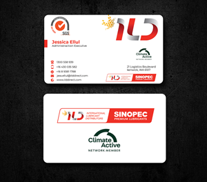 Business Card Design by Innovative Graphix for ILD-SINOPEC | Design: #33115235