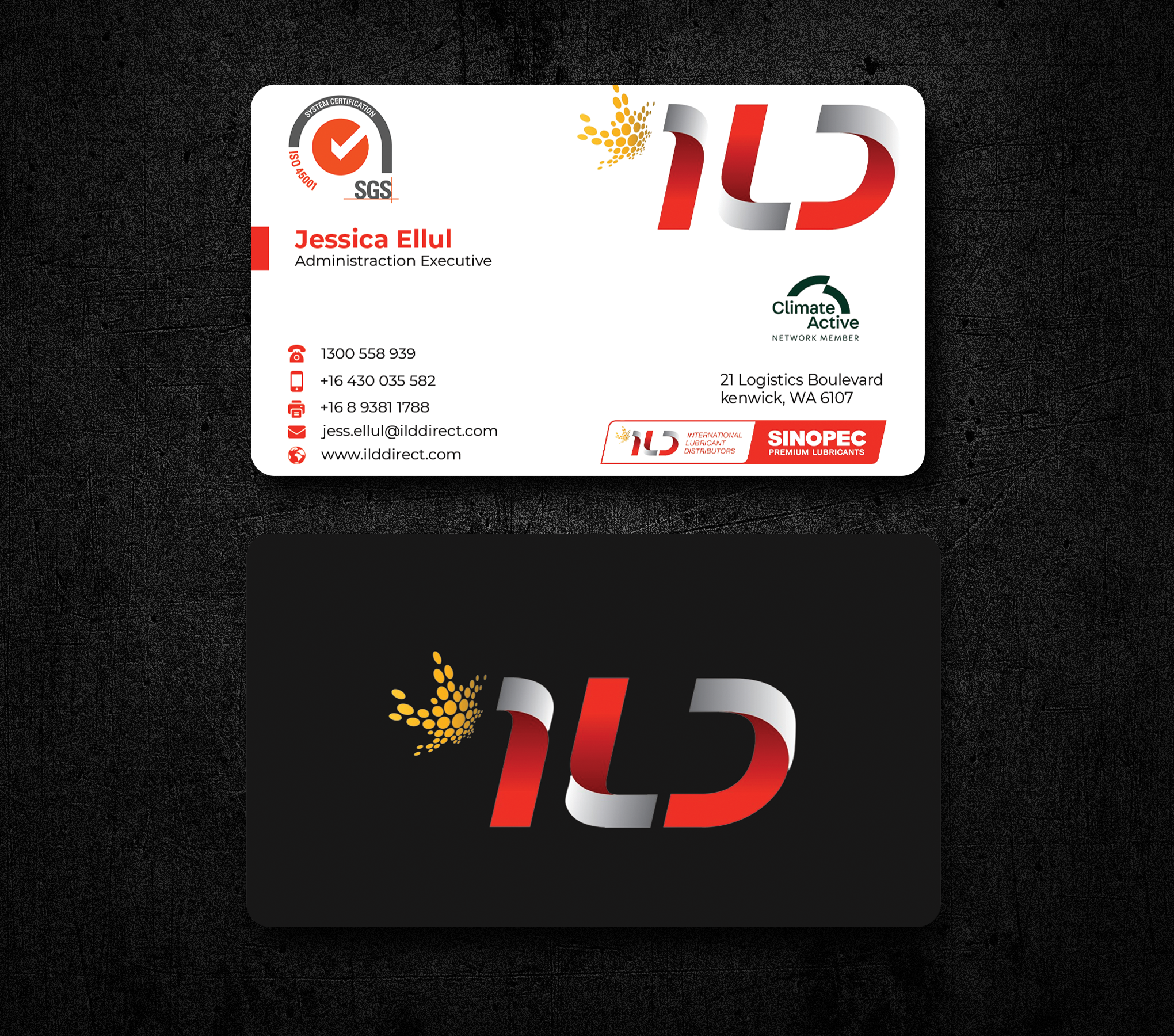 Business Card Design by Innovative Graphix for ILD-SINOPEC | Design #33115241