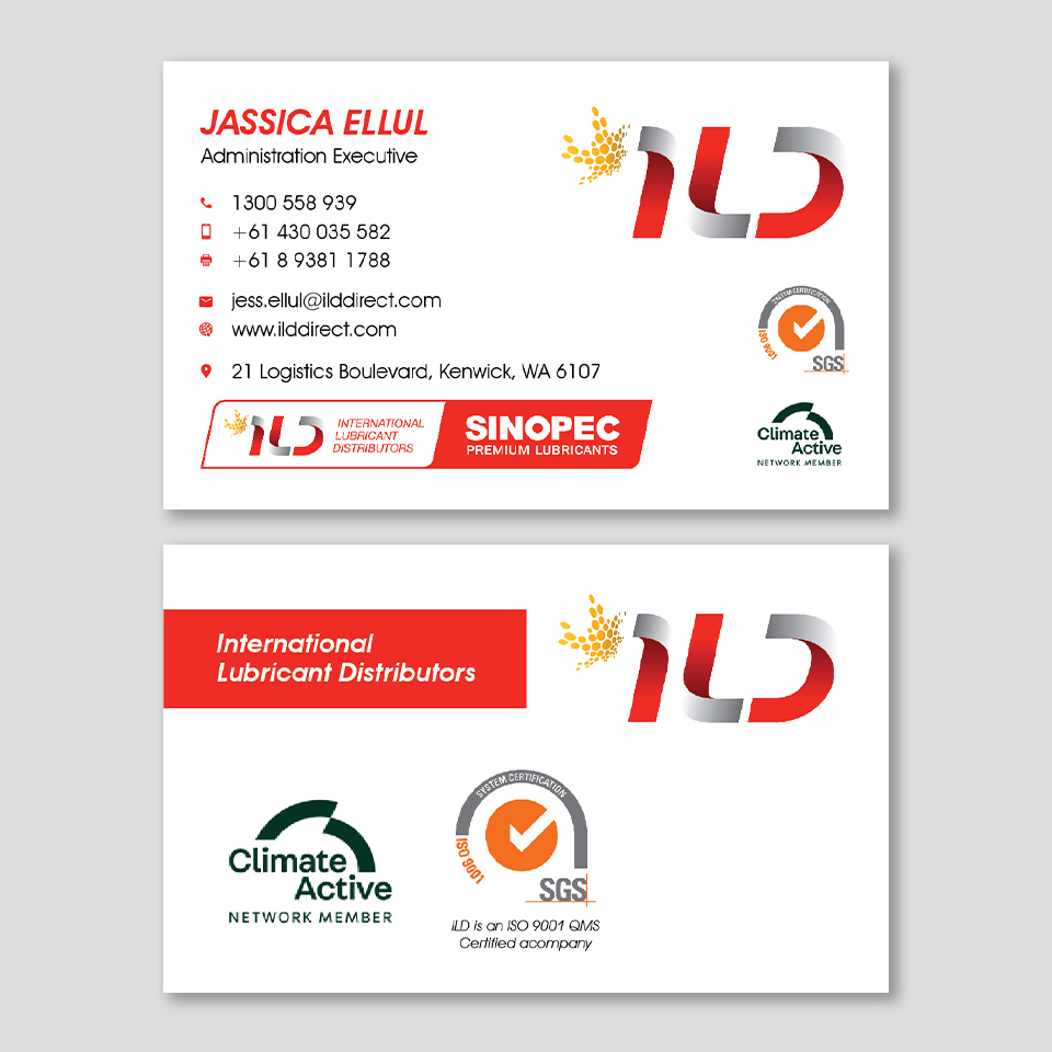 Visitenkarten-Design von YourLogoMaster für ILD-SINOPEC | Design #33131827